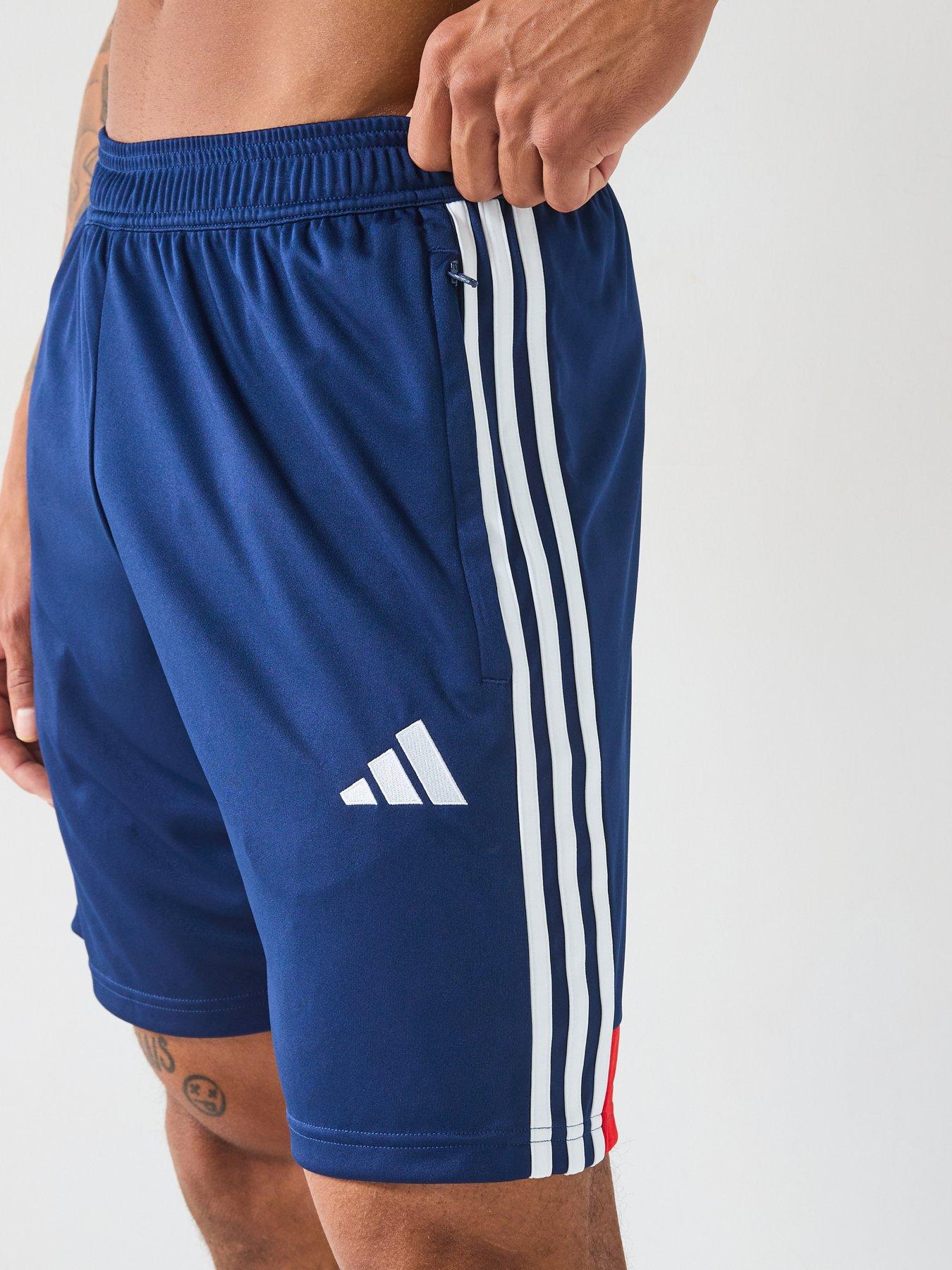 Image 4 of 6 of adidas Mens Tiro Essentials Short - Navy/red