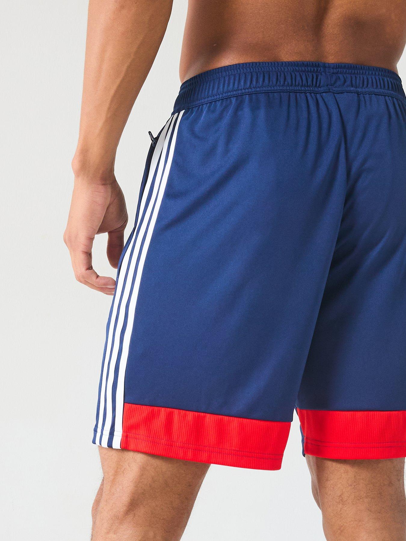 Image 5 of 6 of adidas Mens Tiro Essentials Short - Navy/red