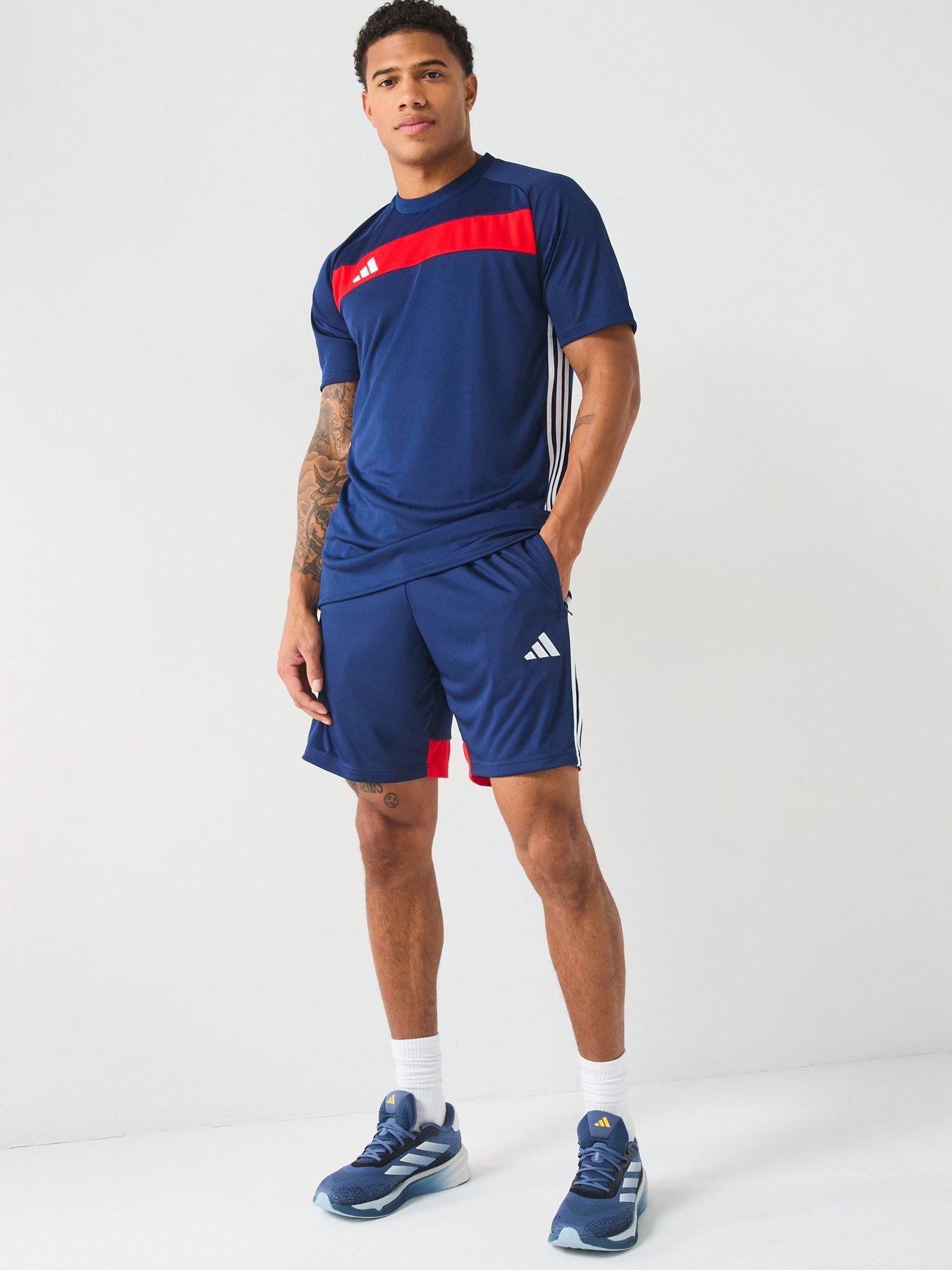 Image 6 of 6 of adidas Mens Tiro Essentials Short - Navy/red