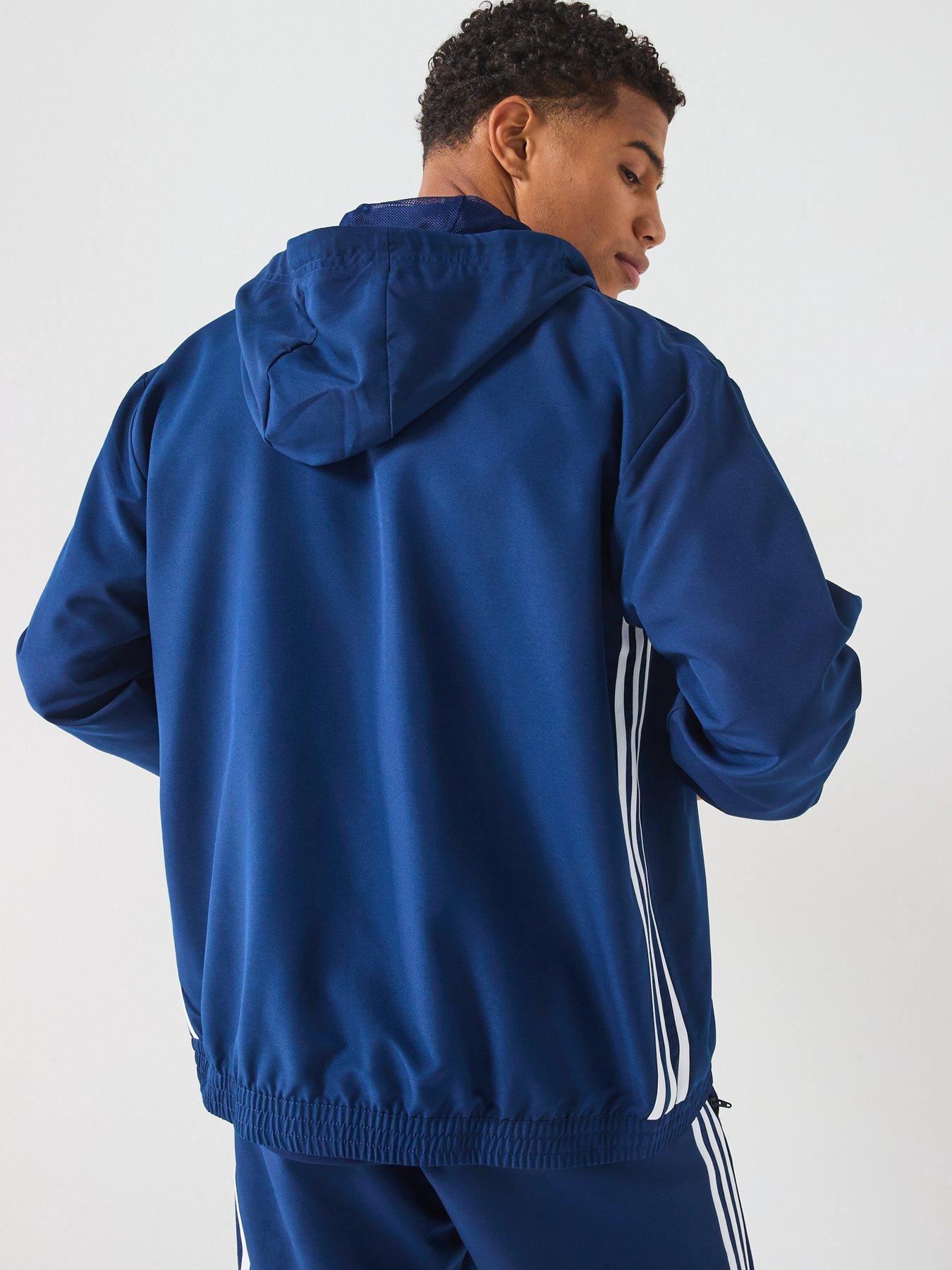 Image 2 of 6 of adidas Mens Tiro Essentials Woven Hoody - Navy