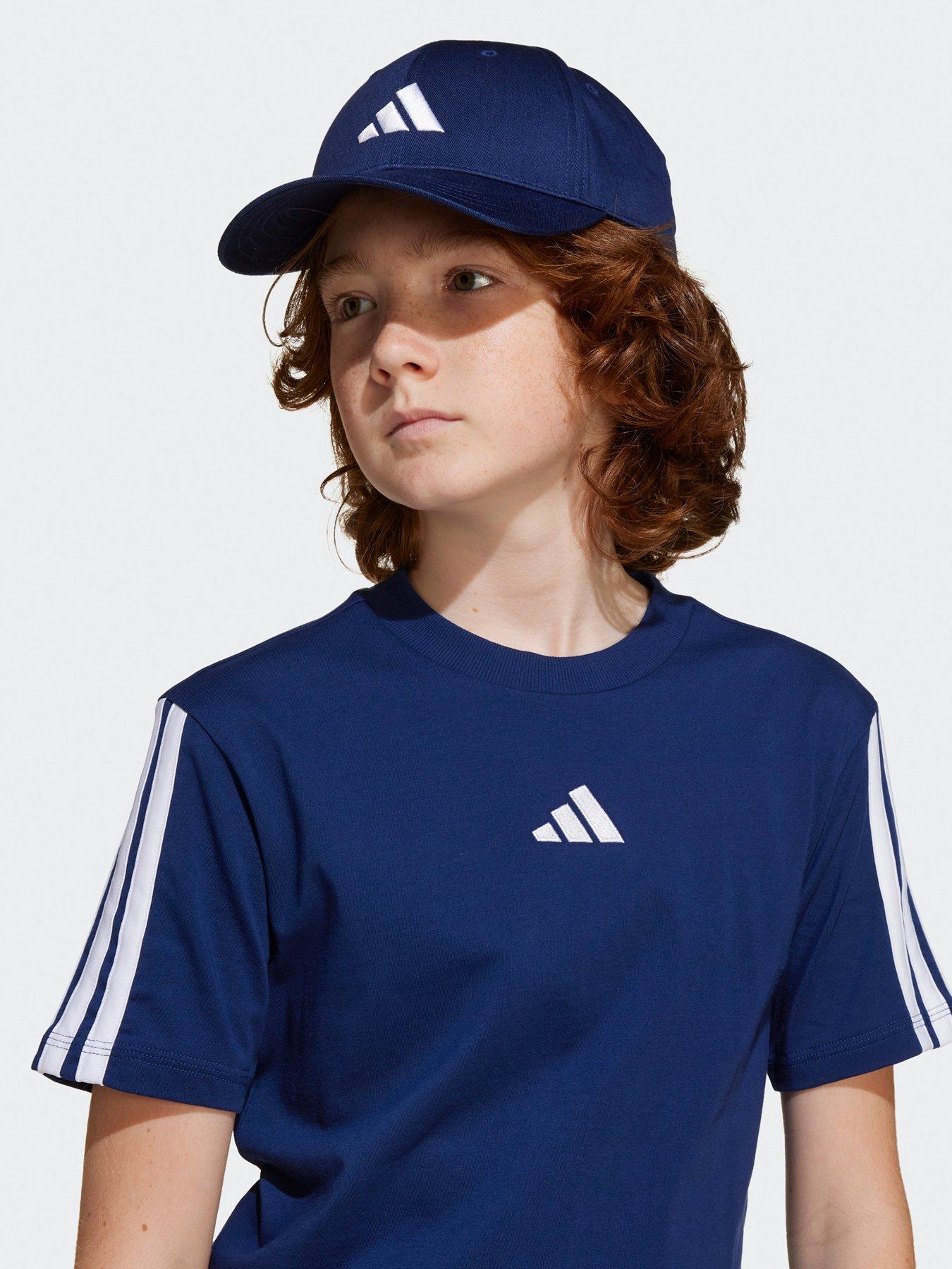 adidas-sportswear-junior-boys-essentials-tee-bluedetail