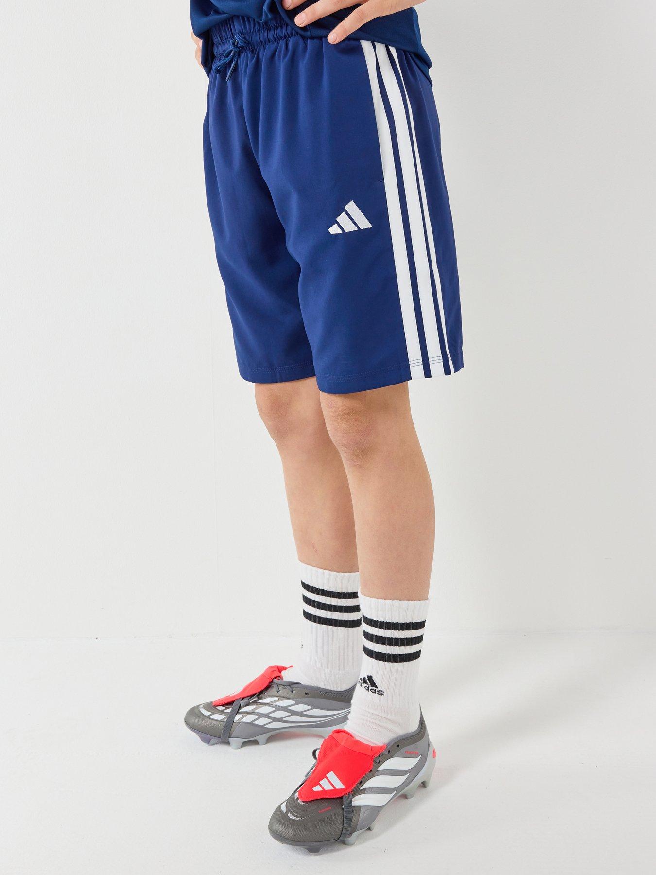 adidas-sportswear-junior-boys-essentials-climacool-shorts-blue