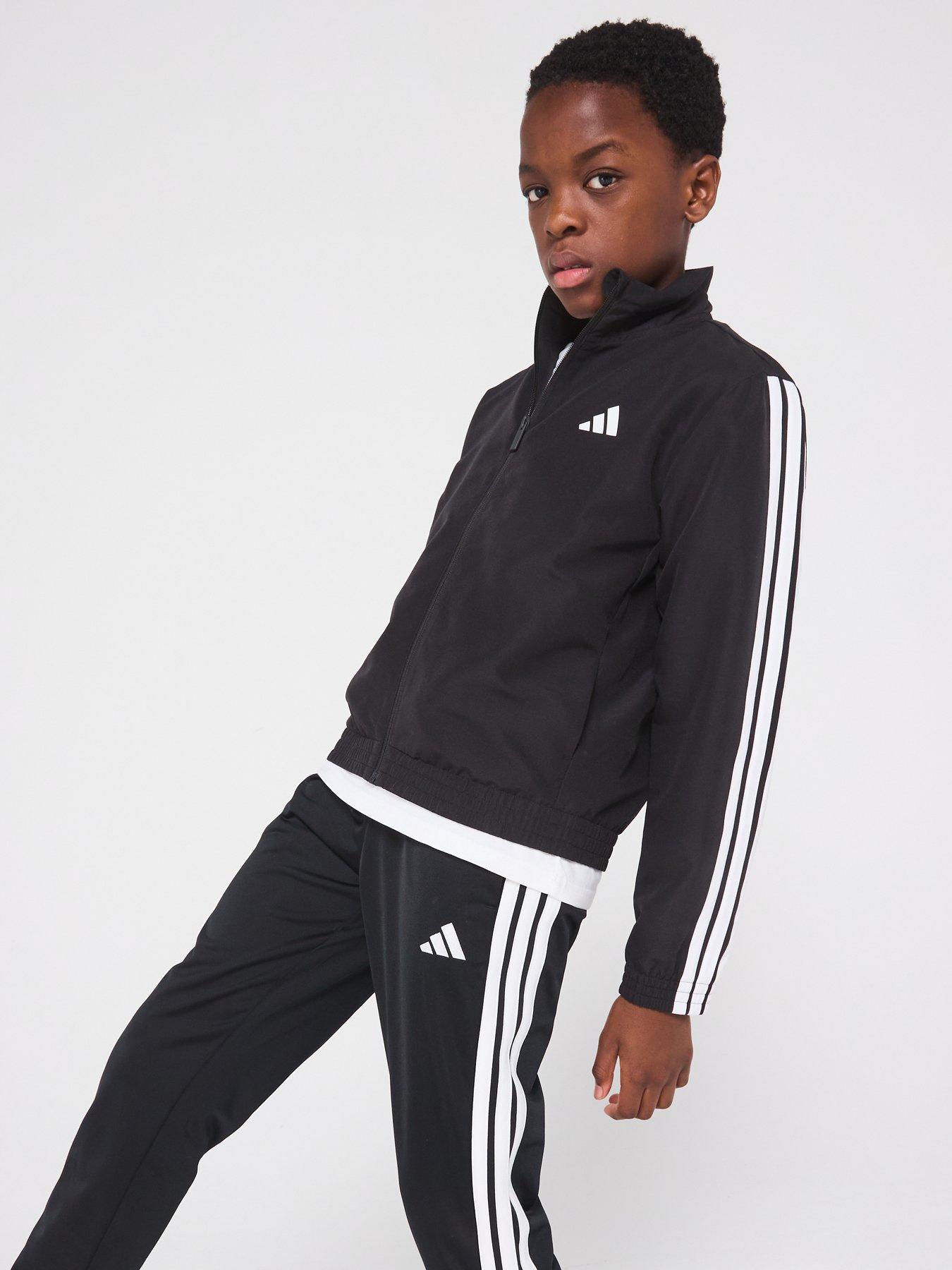 adidas-sportswear-junior-boys-essentials-climacool-tracksuit-blackdetail