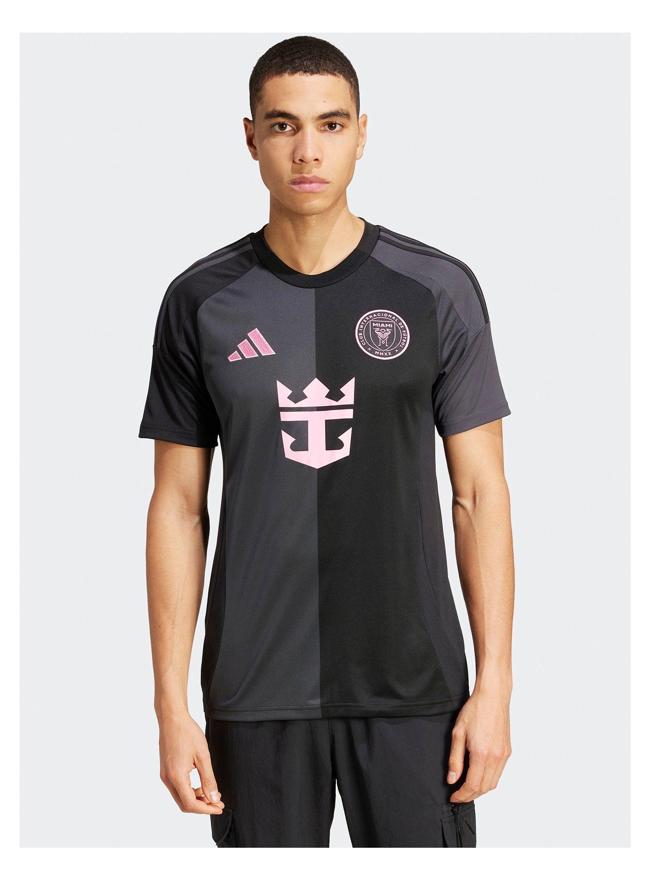 adidas Mens Inter Miami Away Shirt - Black