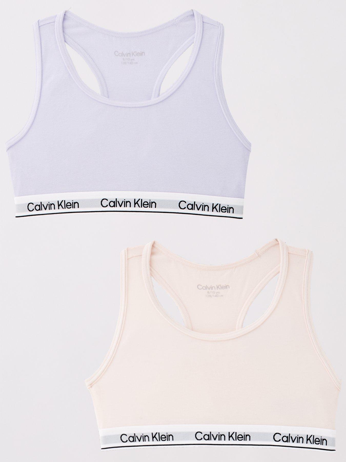 Calvin Klein Girls 2 Pack Modern Cotton Bralette - Multi
