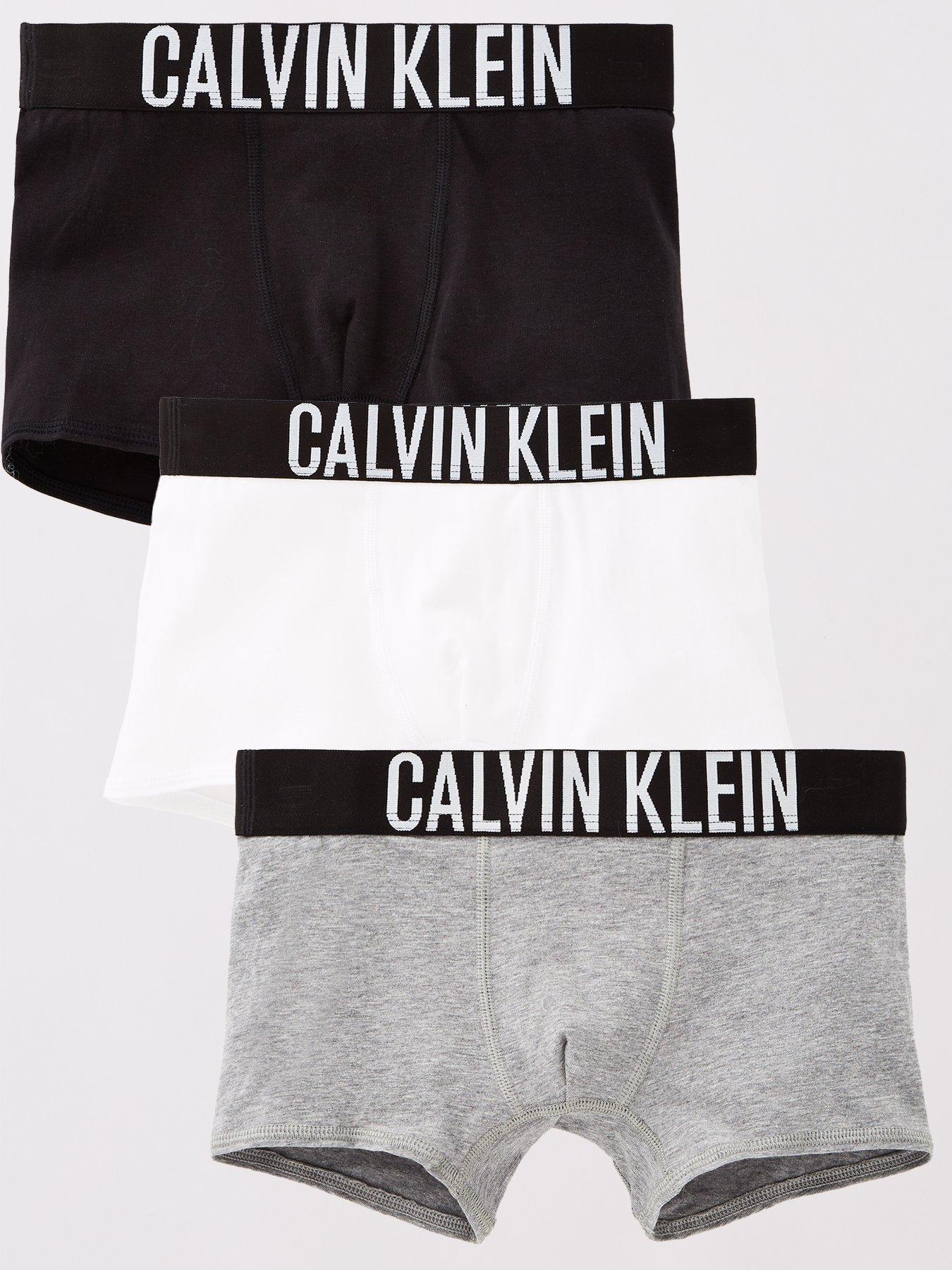Calvin Klein Boys 3 Pack Intense Power Trunk - Multi