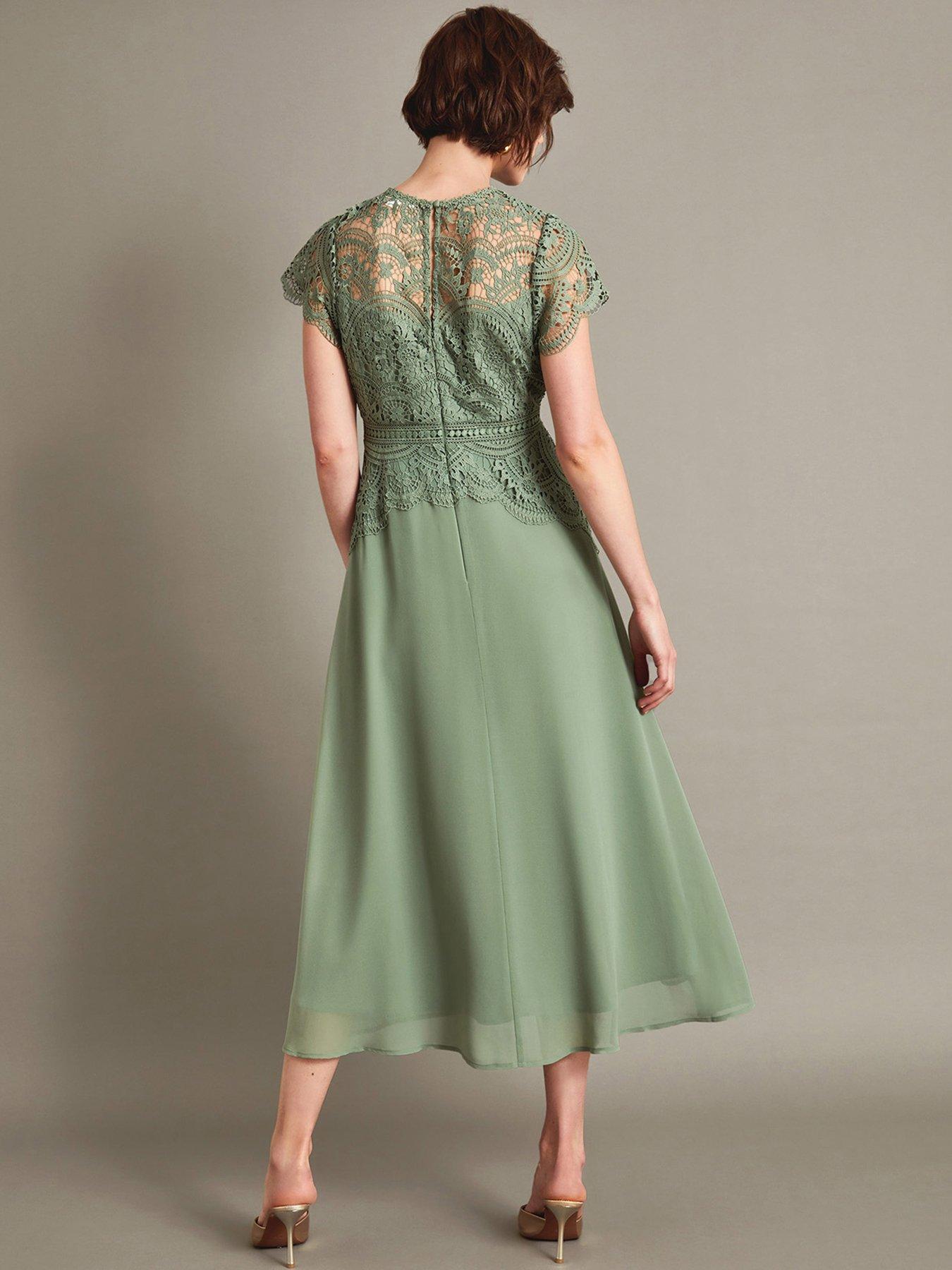 monsoon-monica-lace-midi-dress-greenstillFront