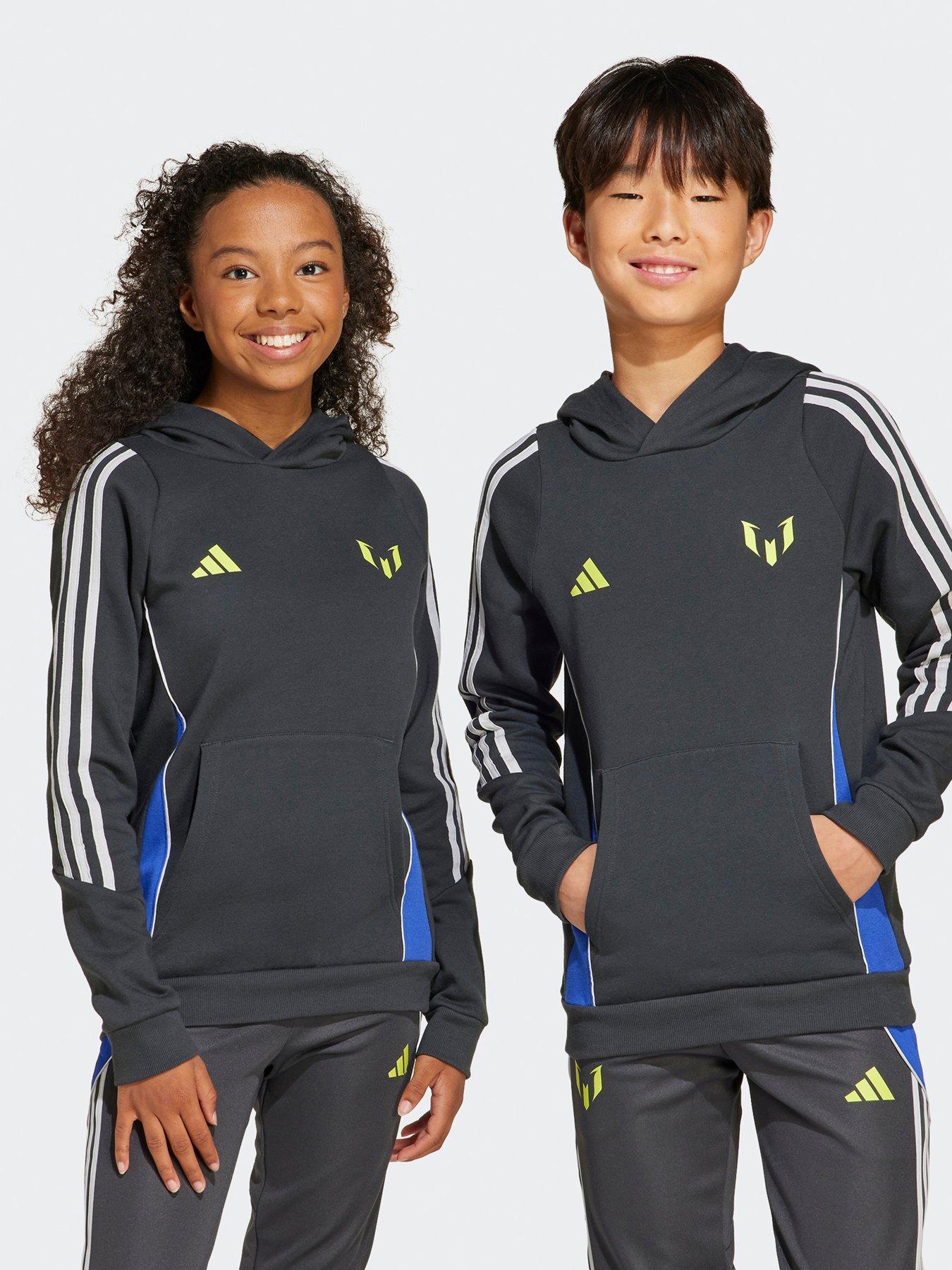 Image 1 of 5 of adidas Junior Messi Hoody -grey