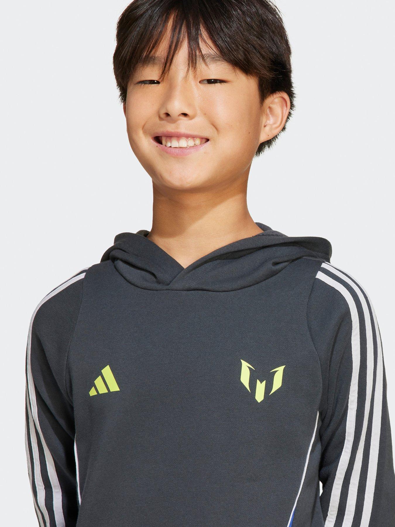 Image 4 of 5 of adidas Junior Messi Hoody -grey