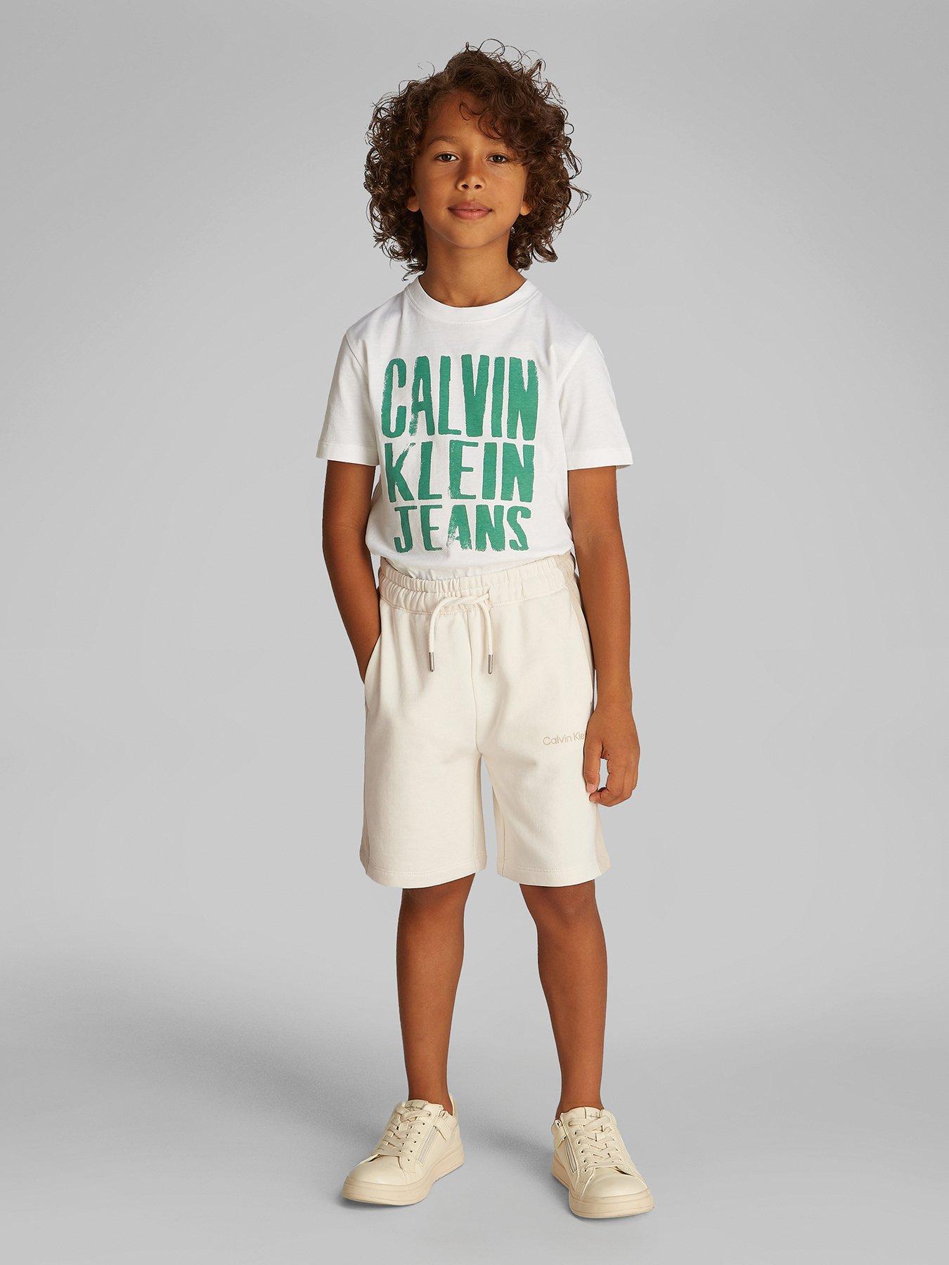 undefined Boys Color Block Relaxed Short - Beige