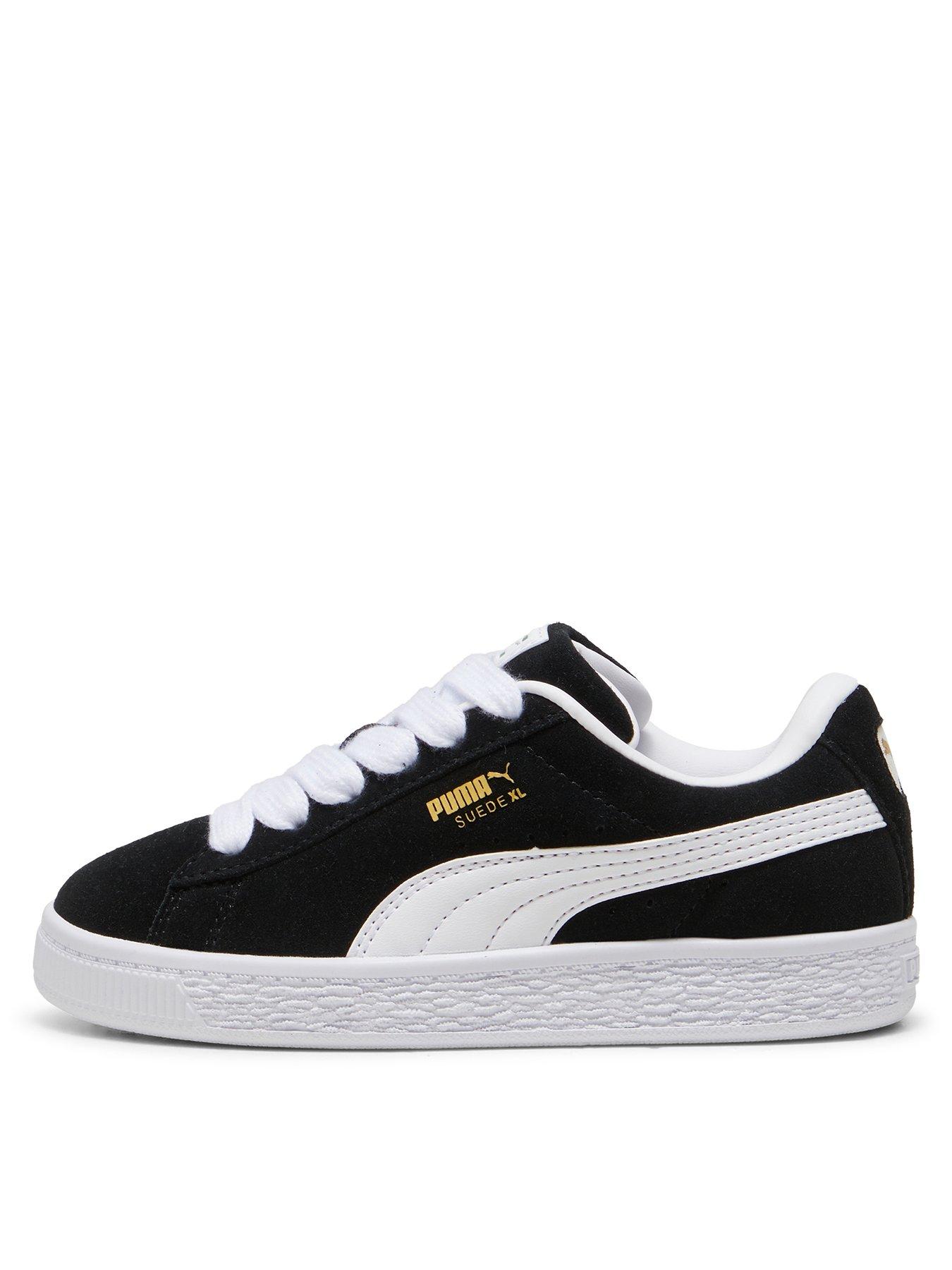 Puma Kids Unisex Suede Xl - Black