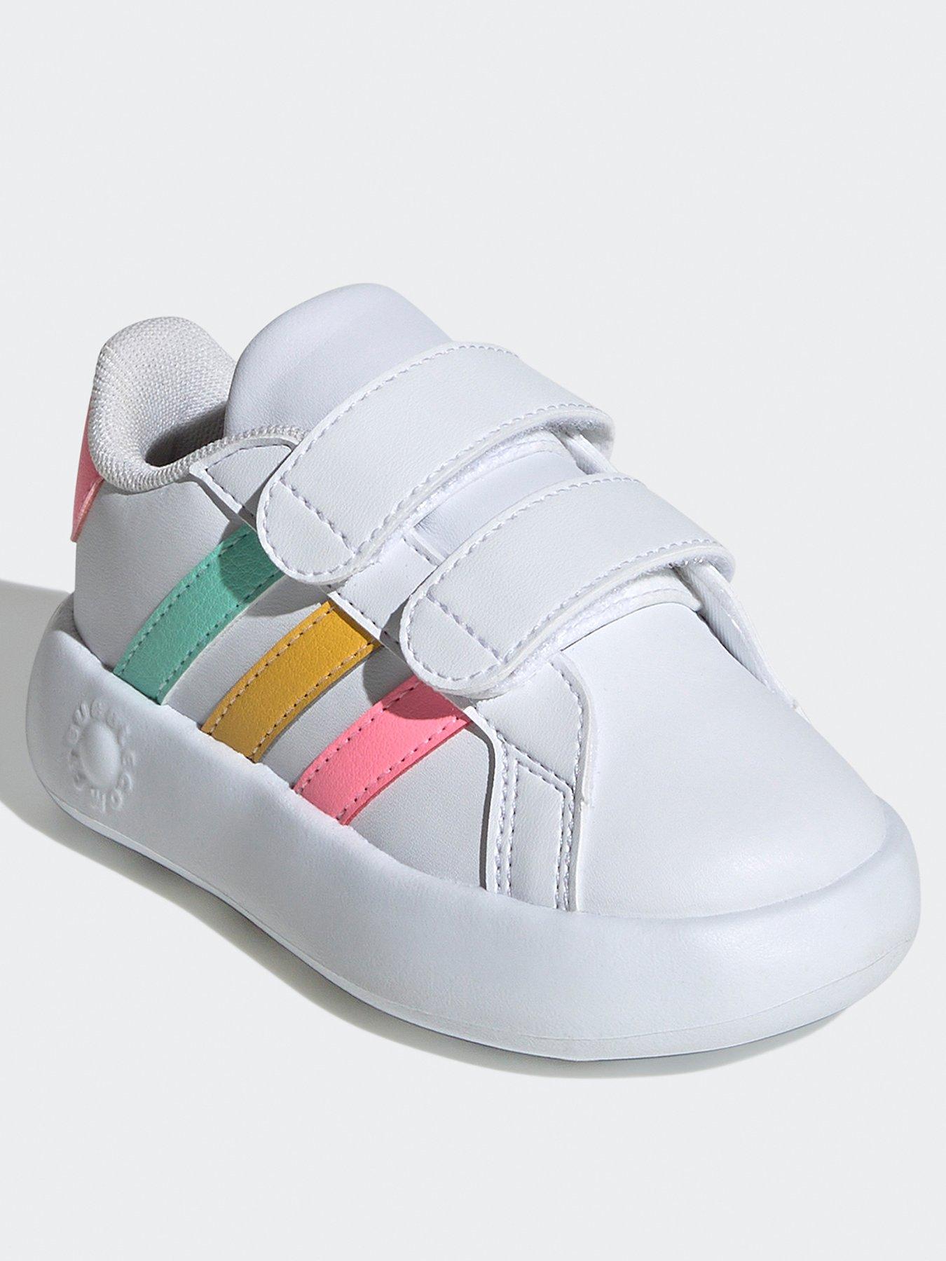 adidas-sportswear-infant-unisex-grand-court-20-shoes-kids-whitestillFront