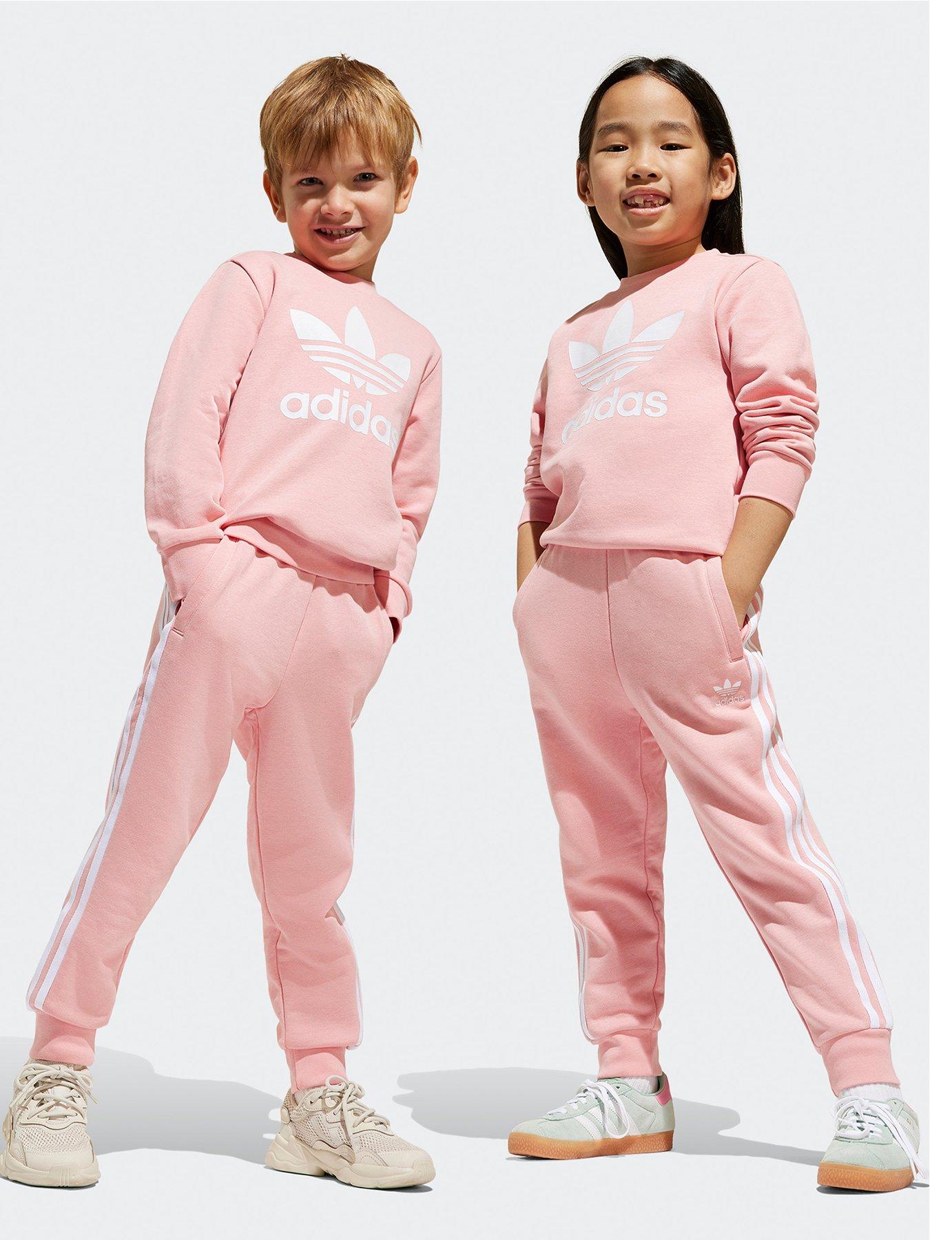 adidas-originals-kids-unisex-adicolor-crew-set-pink