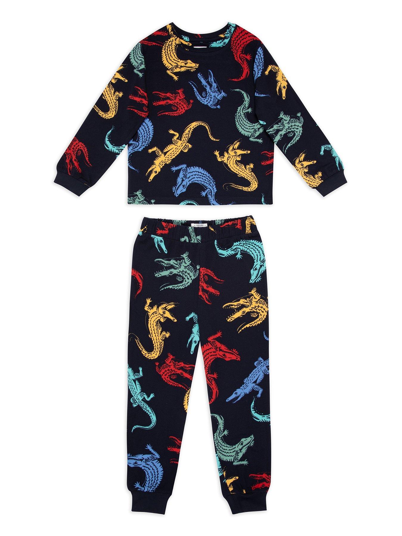 chelsea-peers-chelsea-peers-long-sleeve-crew-neck-set-kids-polyfront