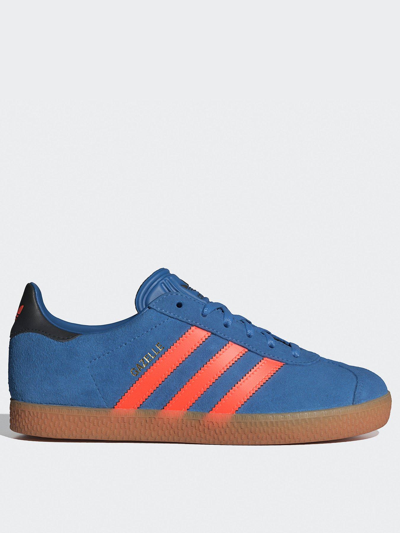 Image 1 of 7 of adidas Originals Junior Unisex Gazelle Shoes Kids - Blue
