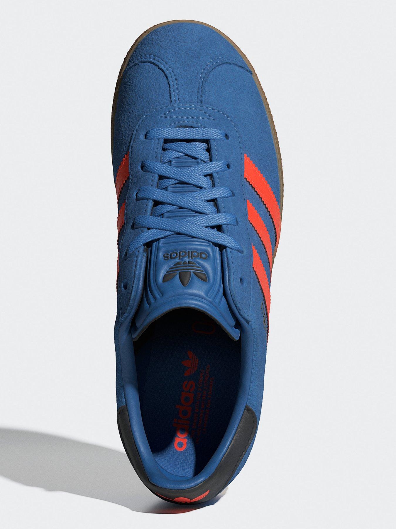 Image 4 of 7 of adidas Originals Junior Unisex Gazelle Shoes Kids - Blue
