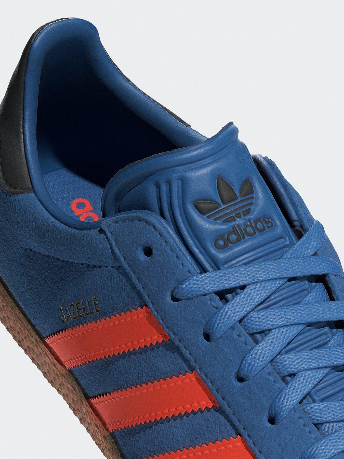 Image 6 of 7 of adidas Originals Junior Unisex Gazelle Shoes Kids - Blue
