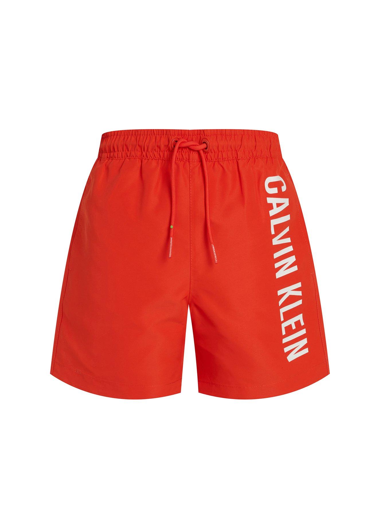 calvin-klein-boys-medium-drawstring-swim-short-redfront