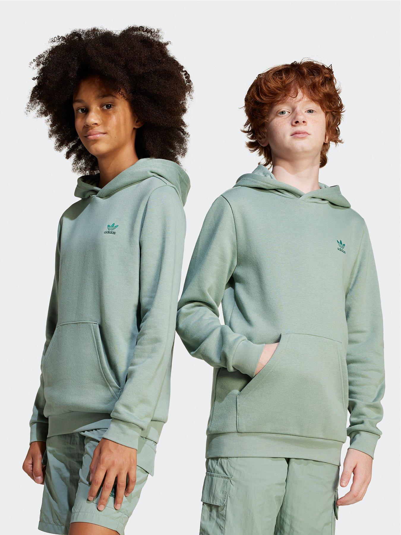 Image 1 of 5 of adidas Originals Junior Boys Hoodie  - Green