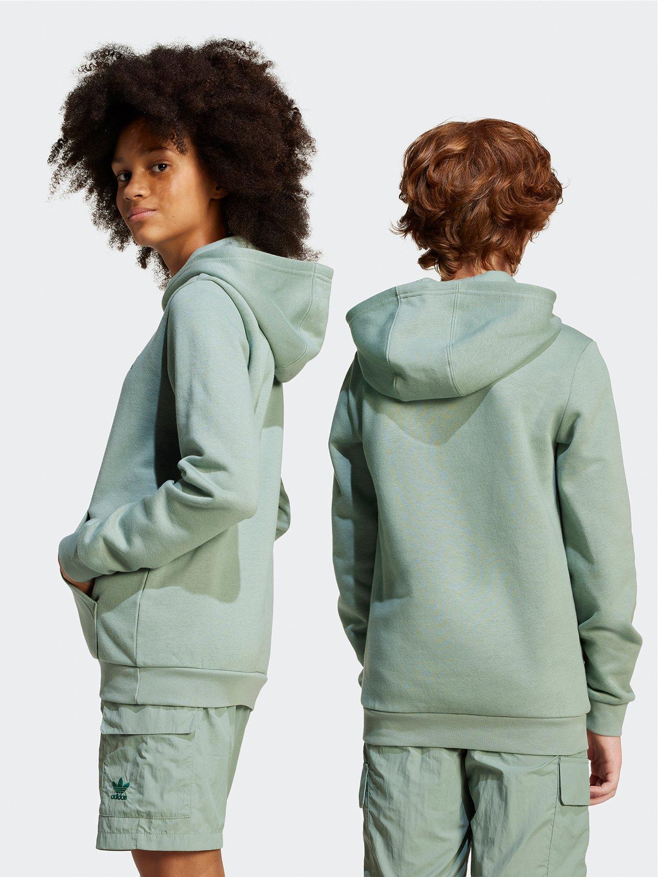 Image 2 of 5 of adidas Originals Junior Boys Hoodie  - Green