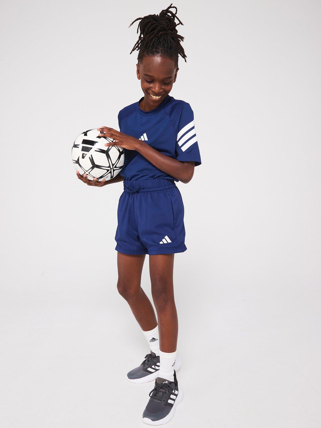 adidas-sportswear-junior-boys-essentials-climacool-shorts-blue