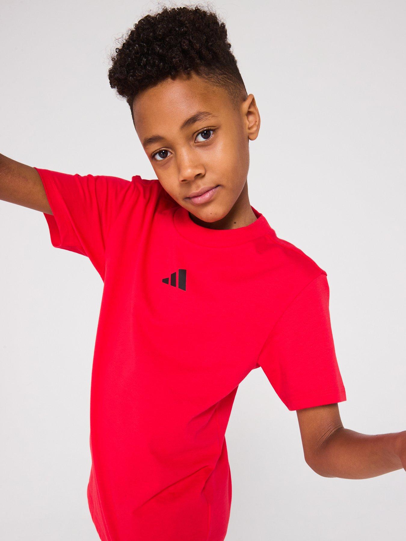 adidas-sportswear-junior-boys-essentials-t-shirt-red