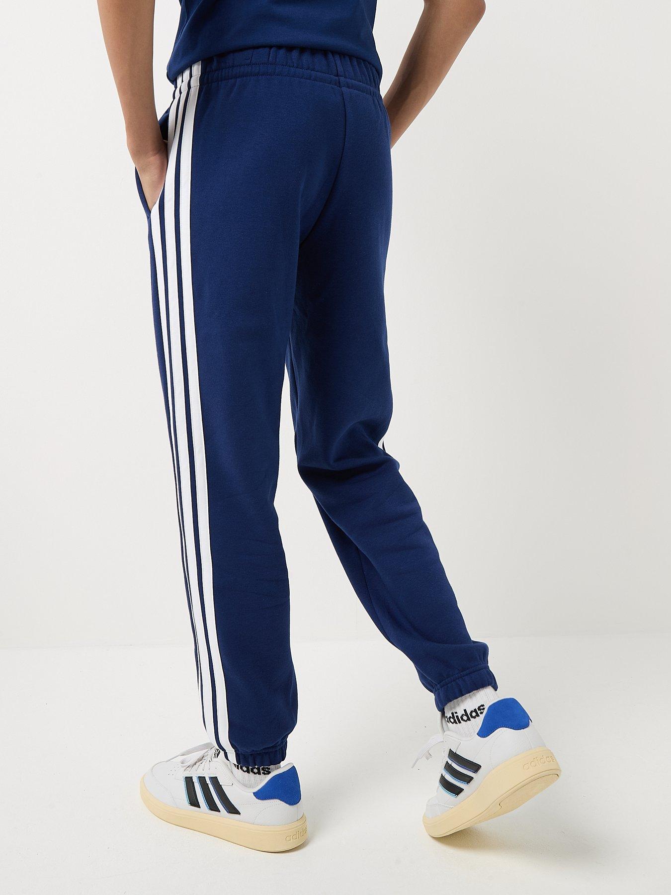 adidas-sportswear-junior-boys-essentials-joggers-bluestillFront