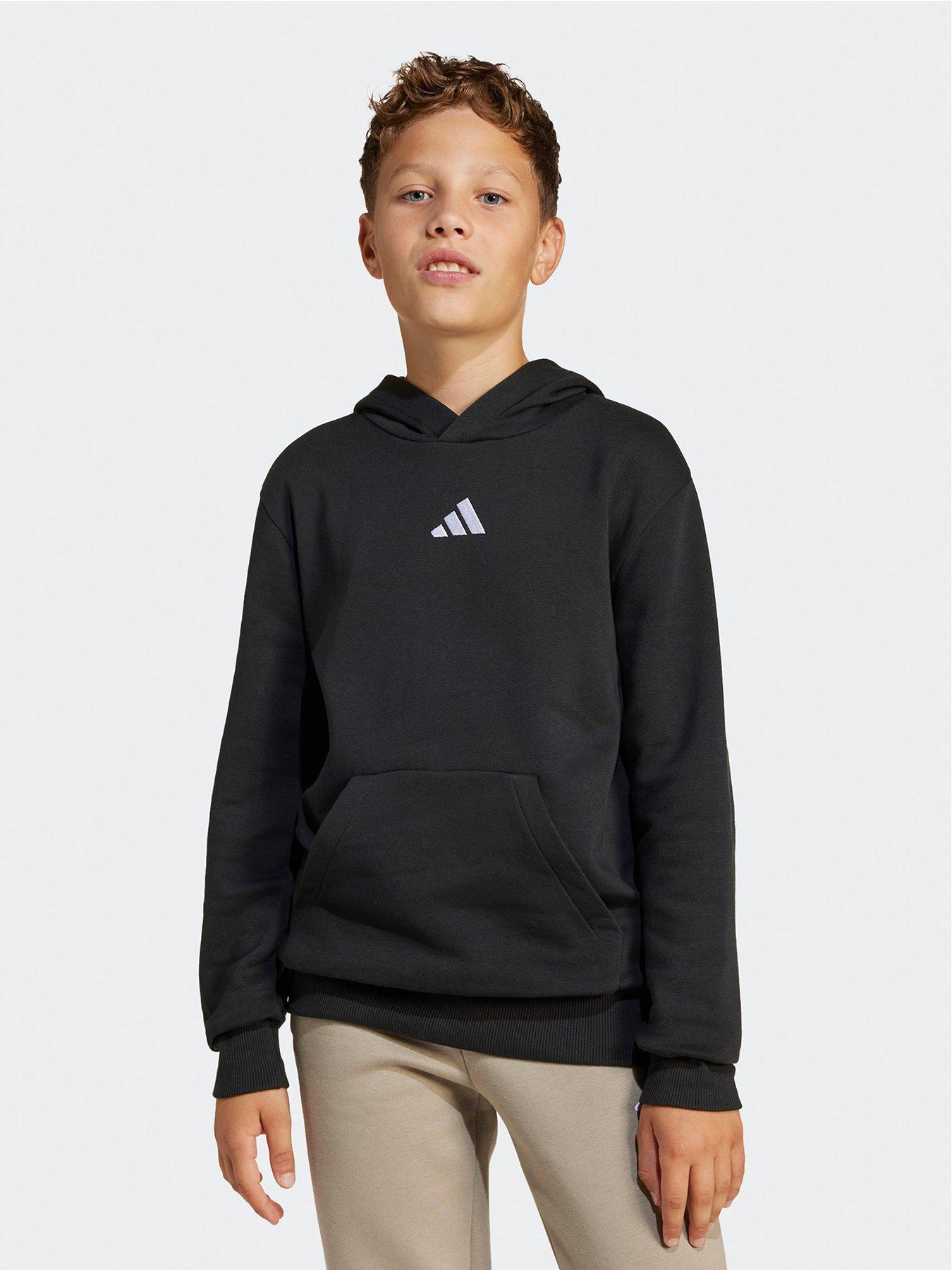 Adidas Sportswear Junior Boys Essentials Hoodie - Black