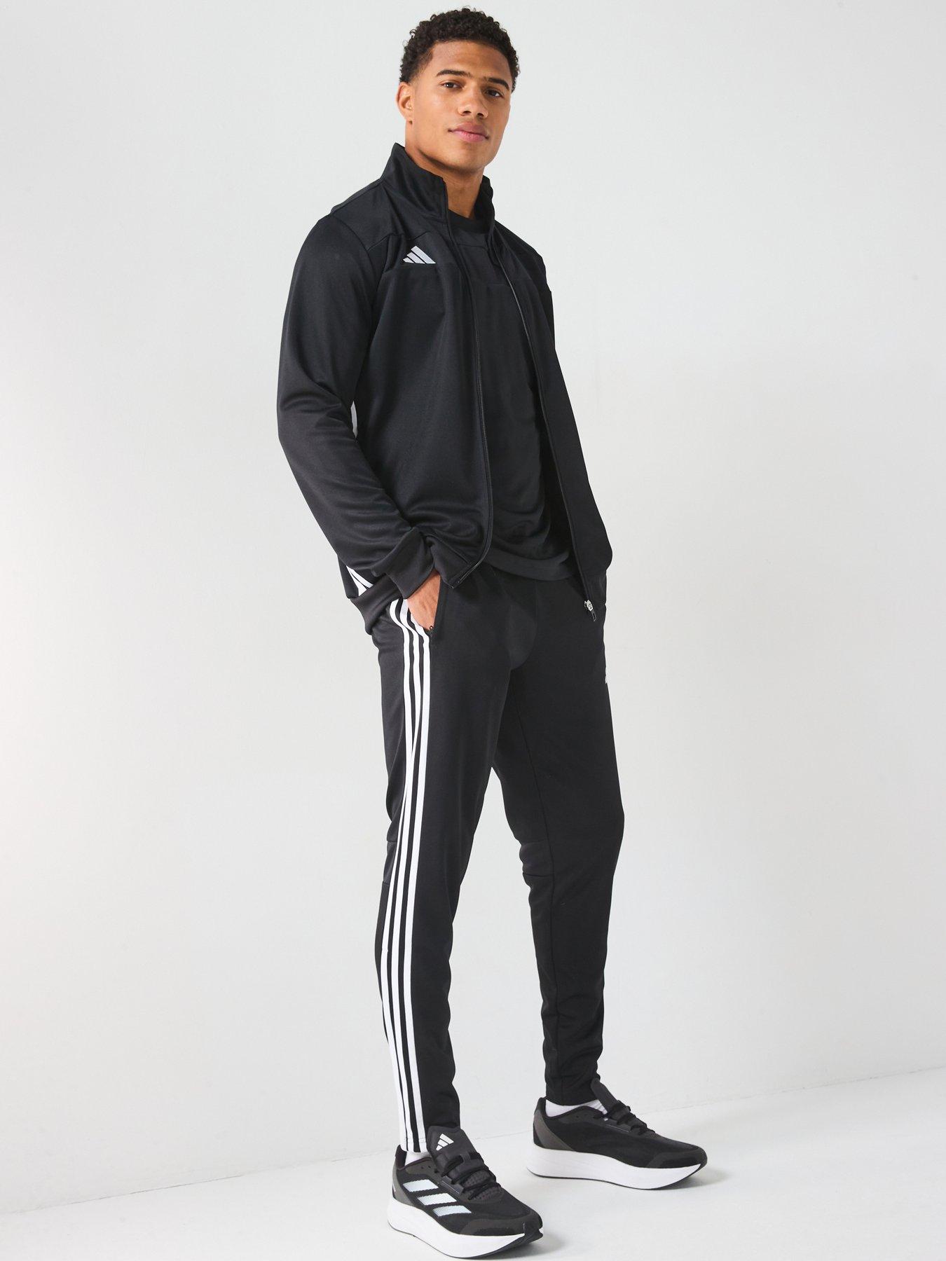 Image 1 of 6 of adidas Mens Tiro Essentials Tracksuit - Black