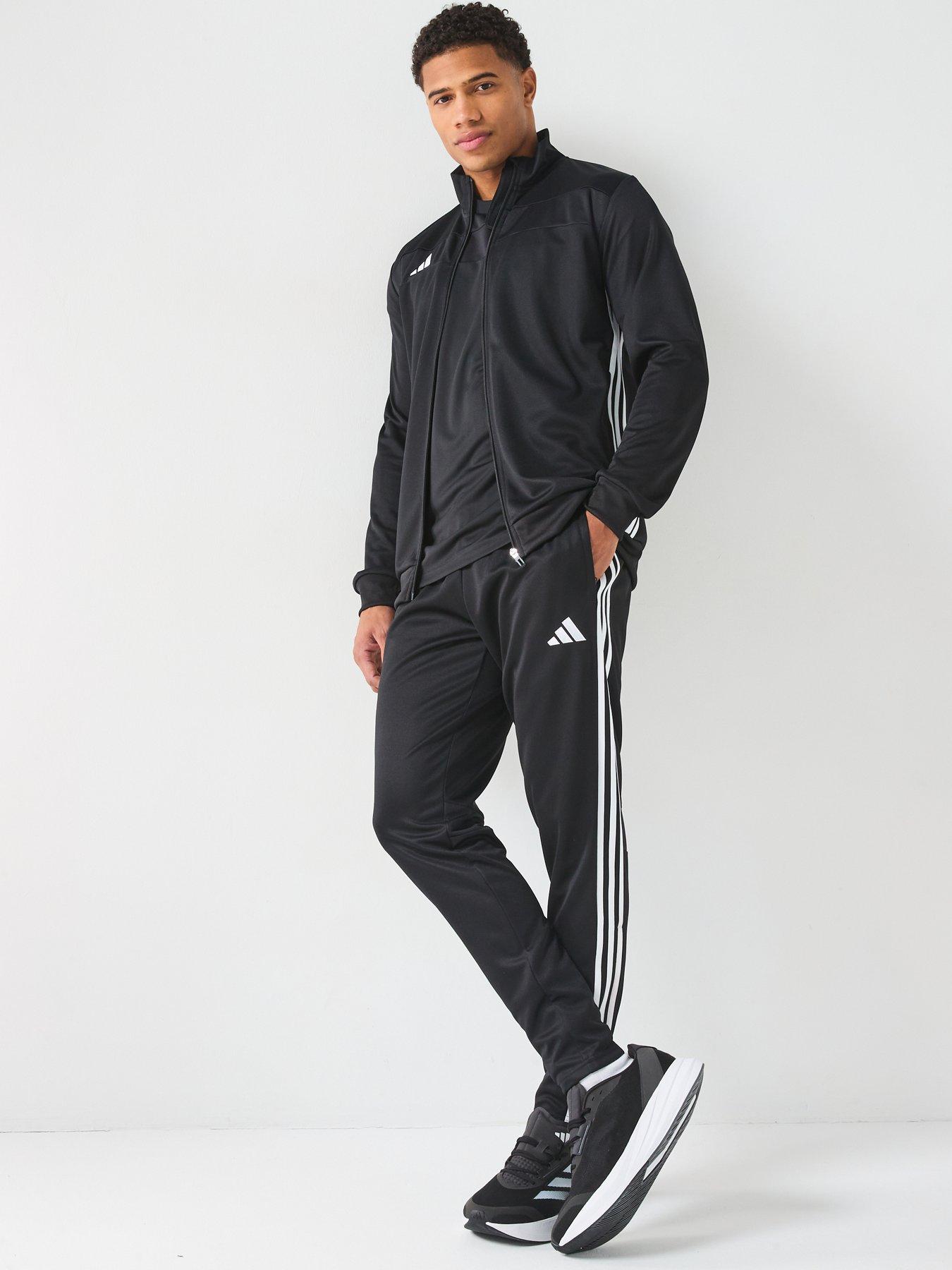 Image 3 of 6 of adidas Mens Tiro Essentials Tracksuit - Black