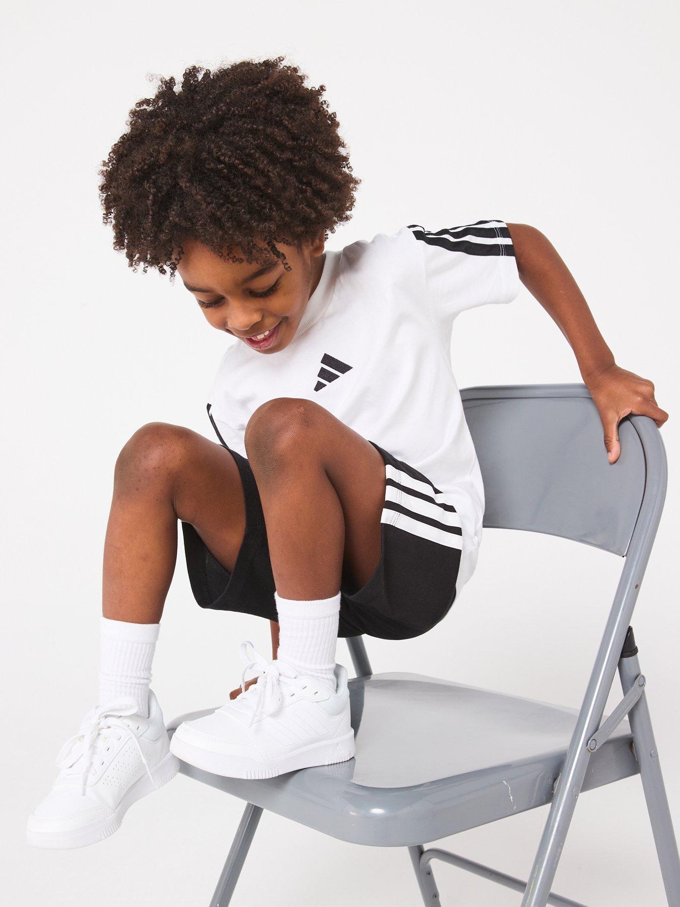 Image 5 of 6 of adidas Sportswear Kids Unisex Essentials Tee Set - White