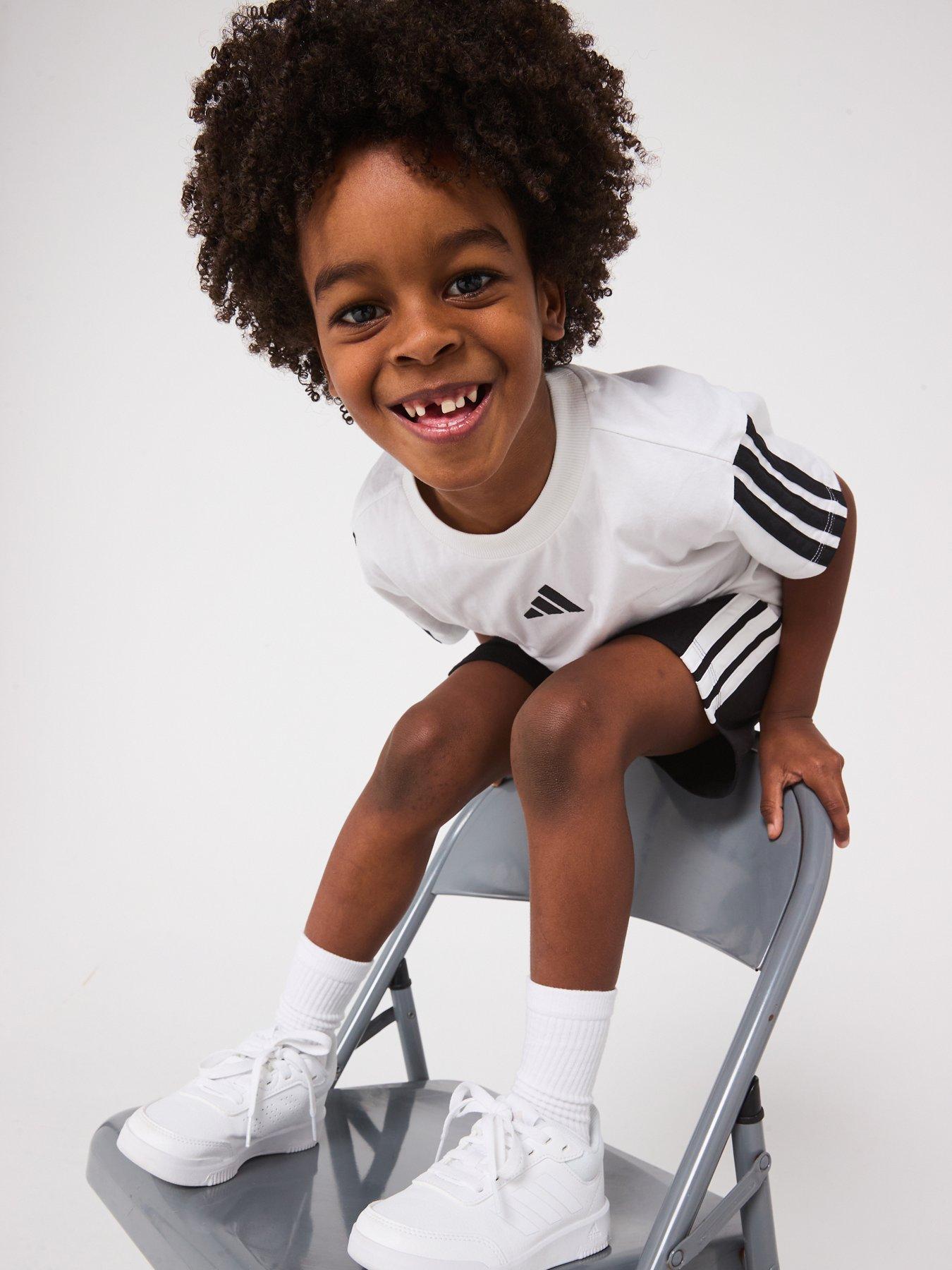 Image 6 of 6 of adidas Sportswear Kids Unisex Essentials Tee Set - White