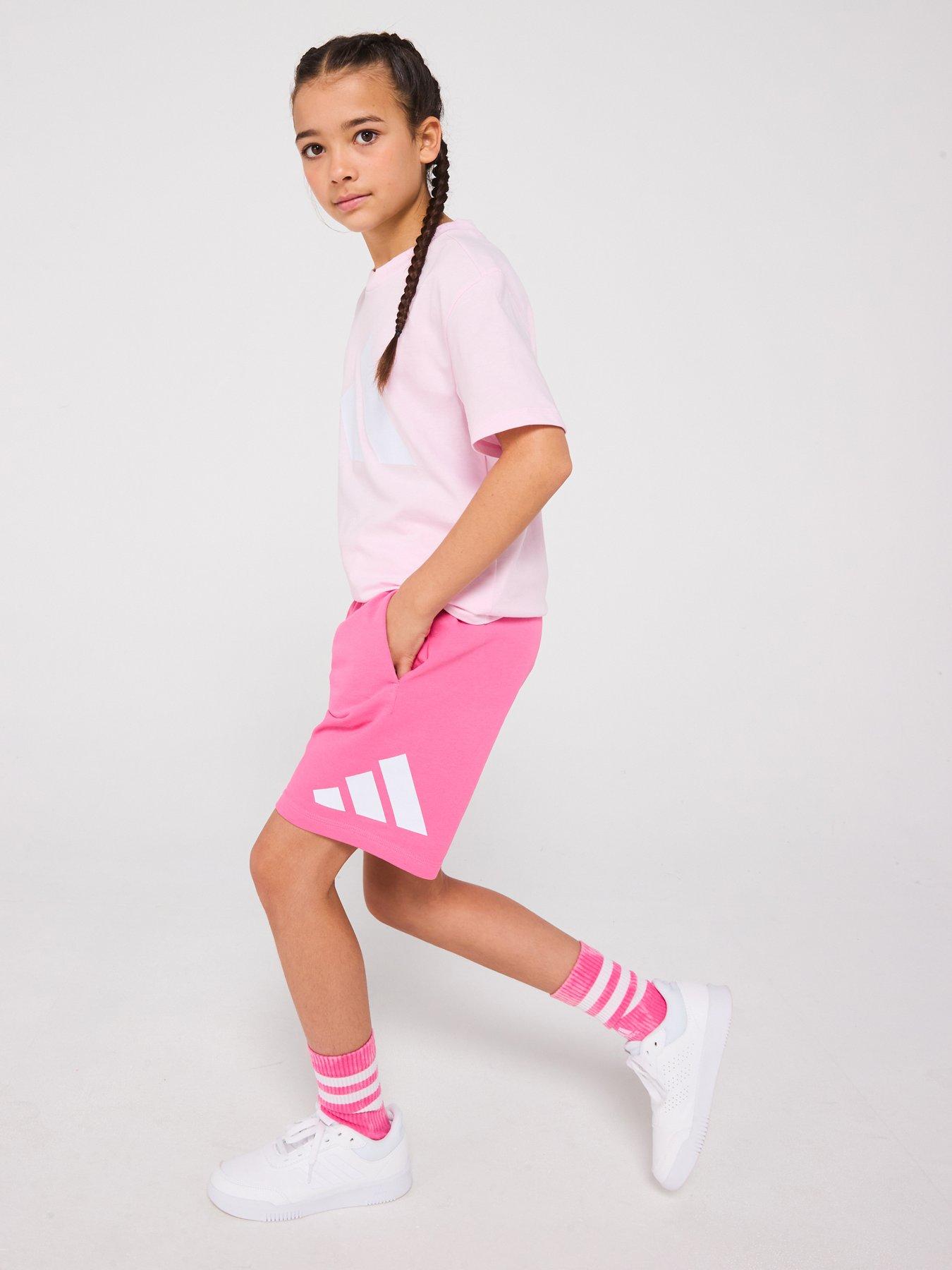 Image of adidas Sportswear Junior Boys Essentials Tee Set  - Pink
