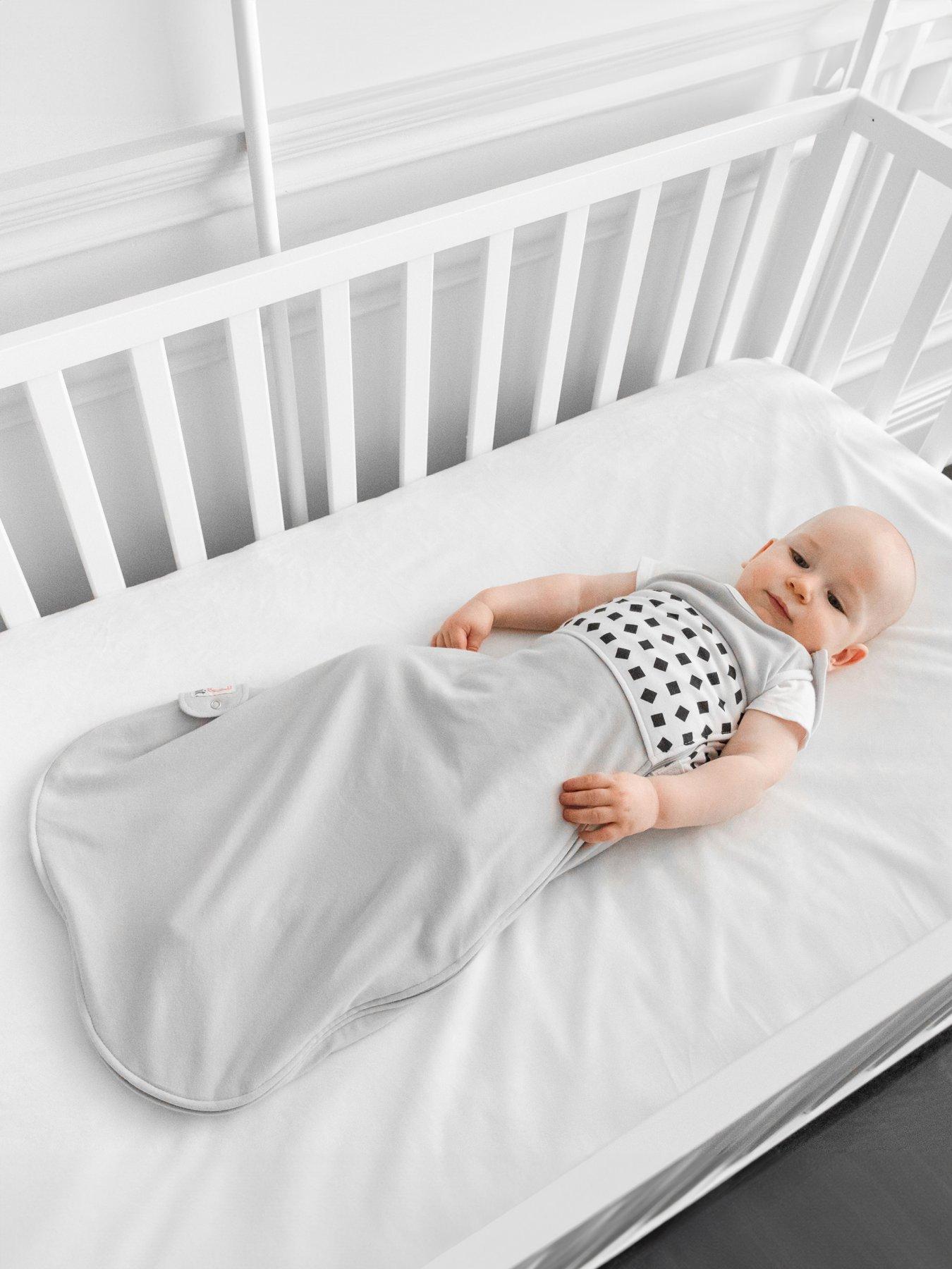 undefined Nanit Breathing Wear Sleeping Bag - 1pk LARGE 12-18M, Pebble Grey