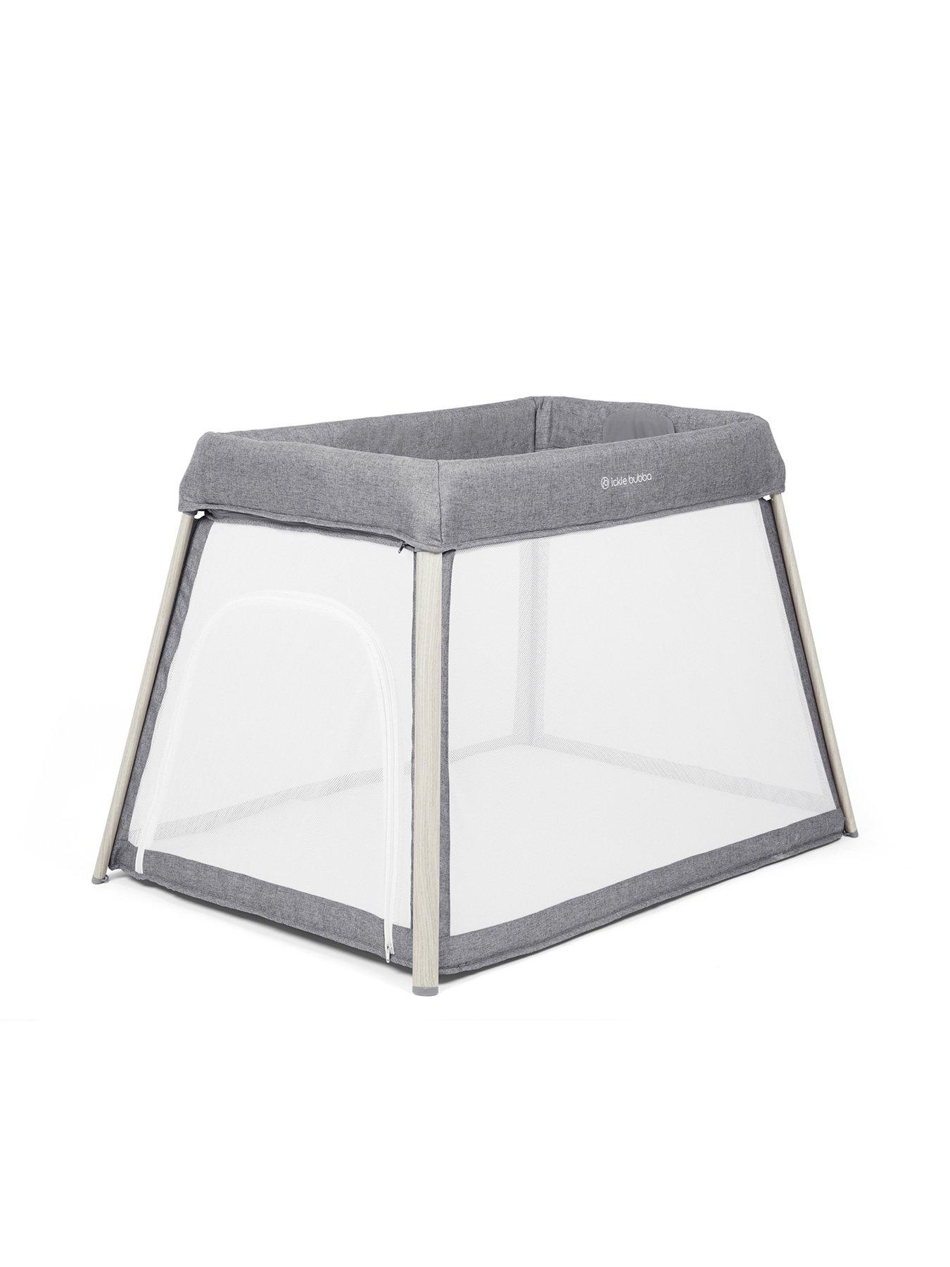 ickle-bubba-scout-2-in-1-travel-cot-and-playpen-ash-grey