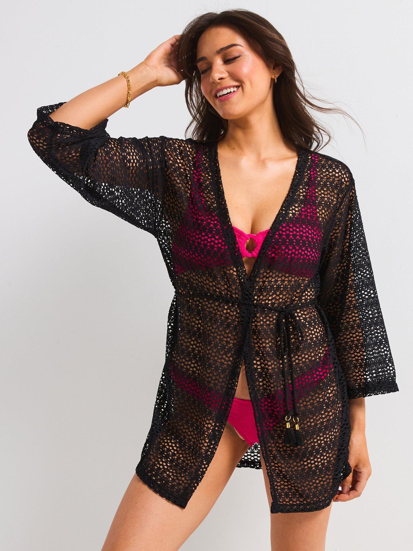 Image 1 of 6 of DORINA Dorina Baule Crochet Cover Up