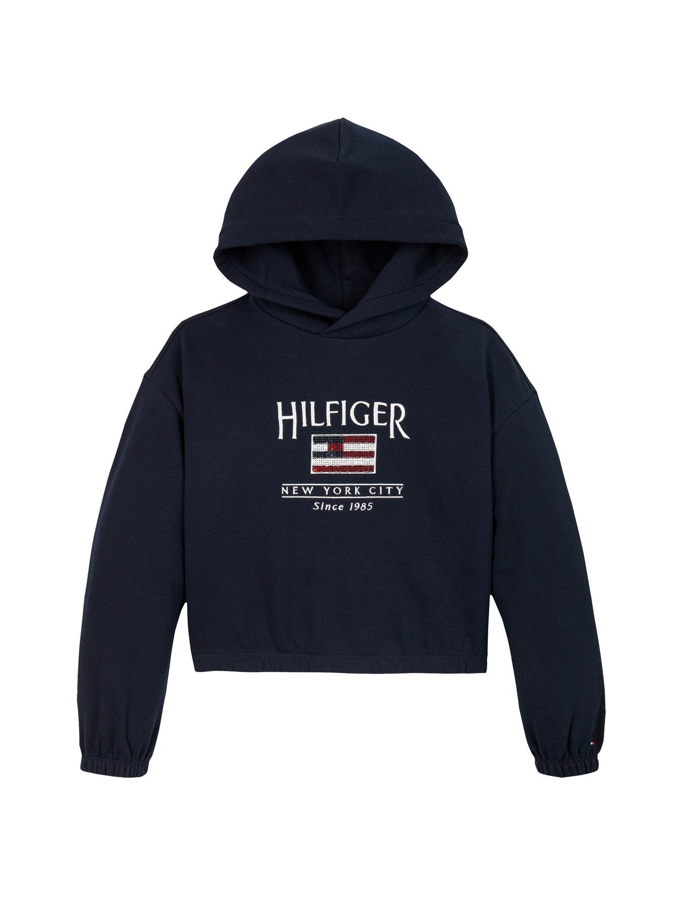 tommy-hilfiger-girls-sequin-flag-hoodie-navy