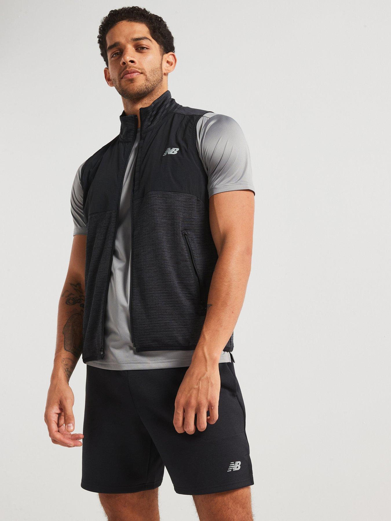 Image 1 of 6 of New Balance Mens Running Heat Grid Vest - Black