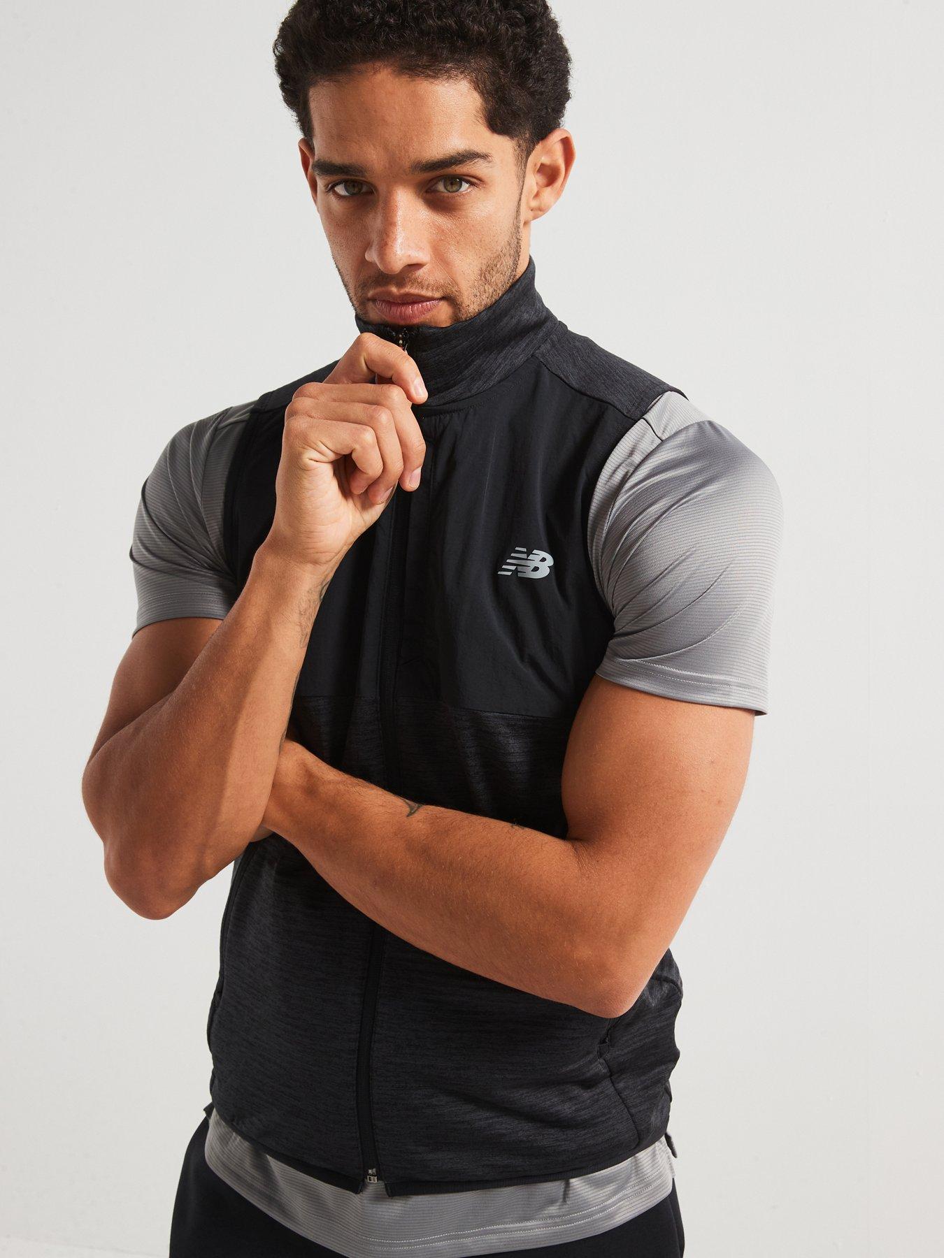 Image 4 of 6 of New Balance Mens Running Heat Grid Vest - Black