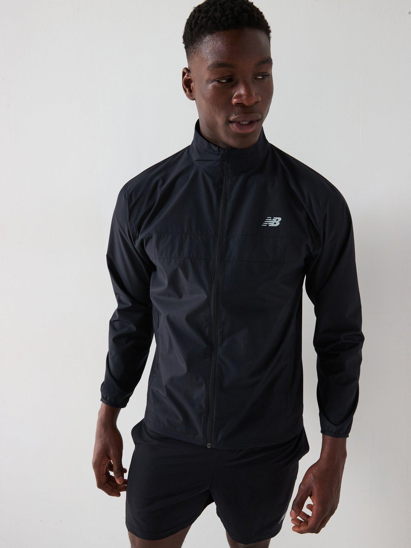 Image 1 of 6 of New Balance Men's Running Sport Essentials Jacket - Black