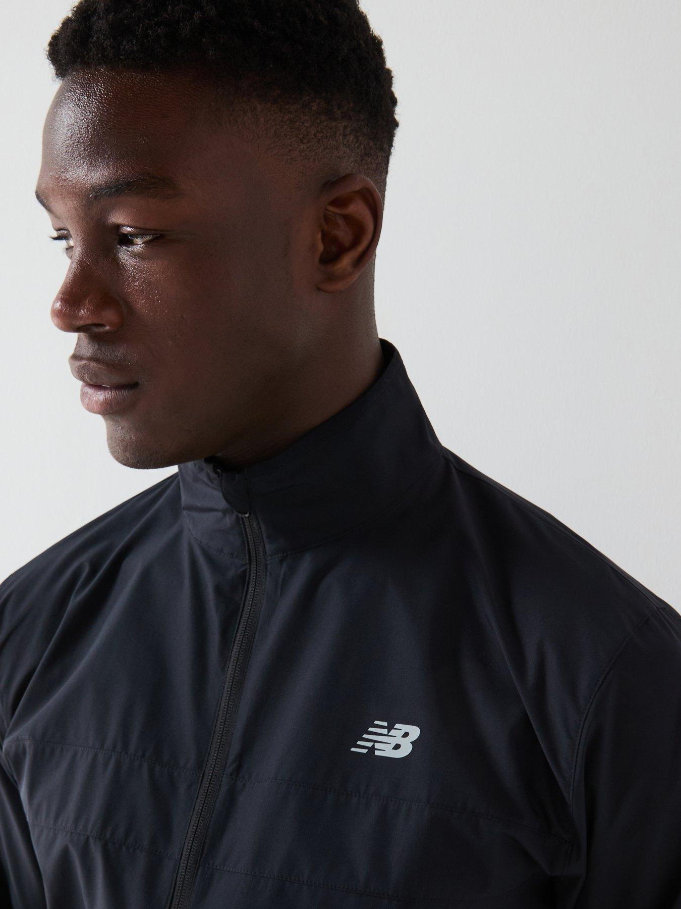 Image 4 of 6 of New Balance Men's Running Sport Essentials Jacket - Black