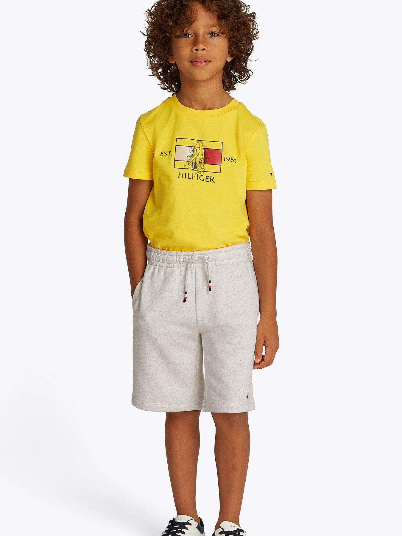 Tommy Hilfiger Boys Varsity Sweat Short - Grey