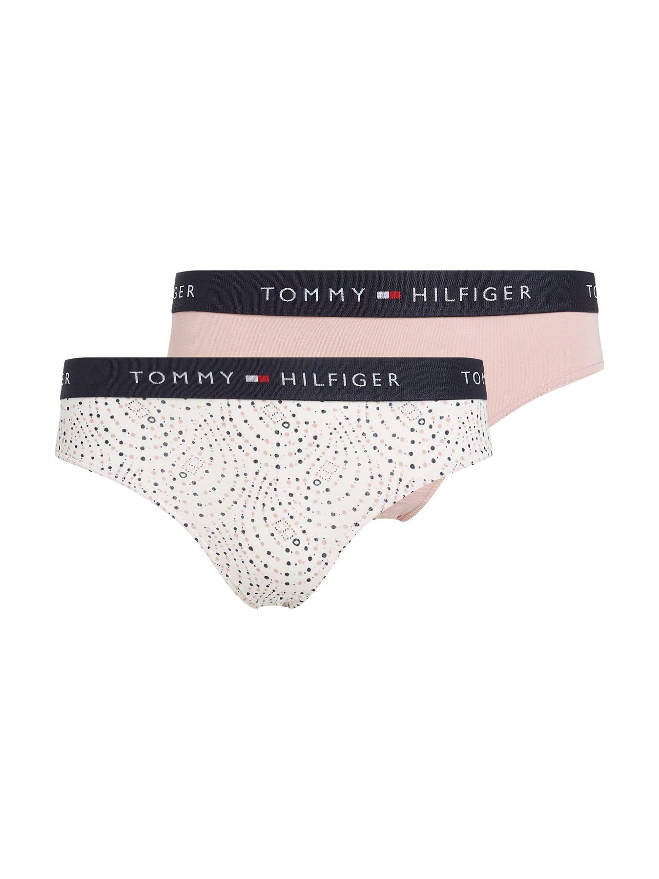 Image of Tommy Hilfiger Girls 2 Pack Print Bikini Brief  - Multi