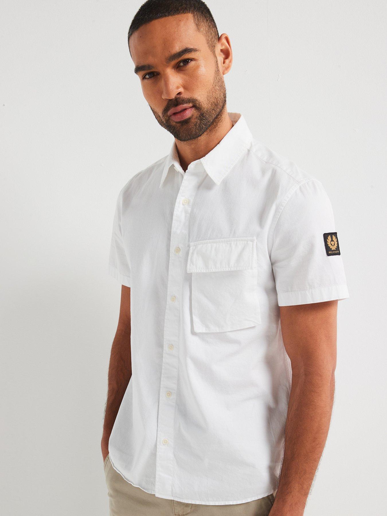 Belstaff Scale Short Sleeve Shirt - White