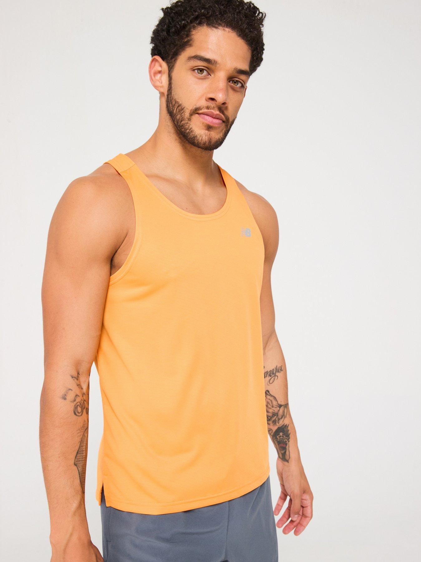 Image of New Balance Men's Running Sport Essentials Vest - Orange