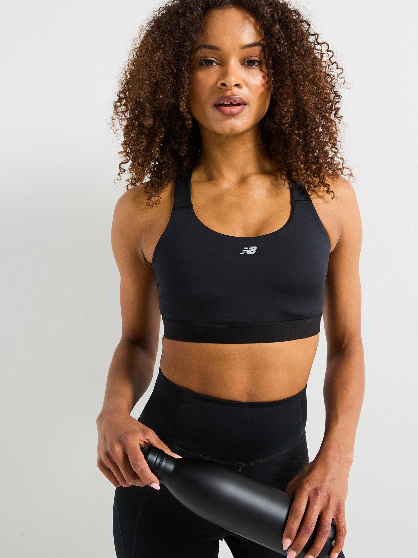 Image 1 of 5 of New Balance Womens Running Nb Essential Train Bra - Black