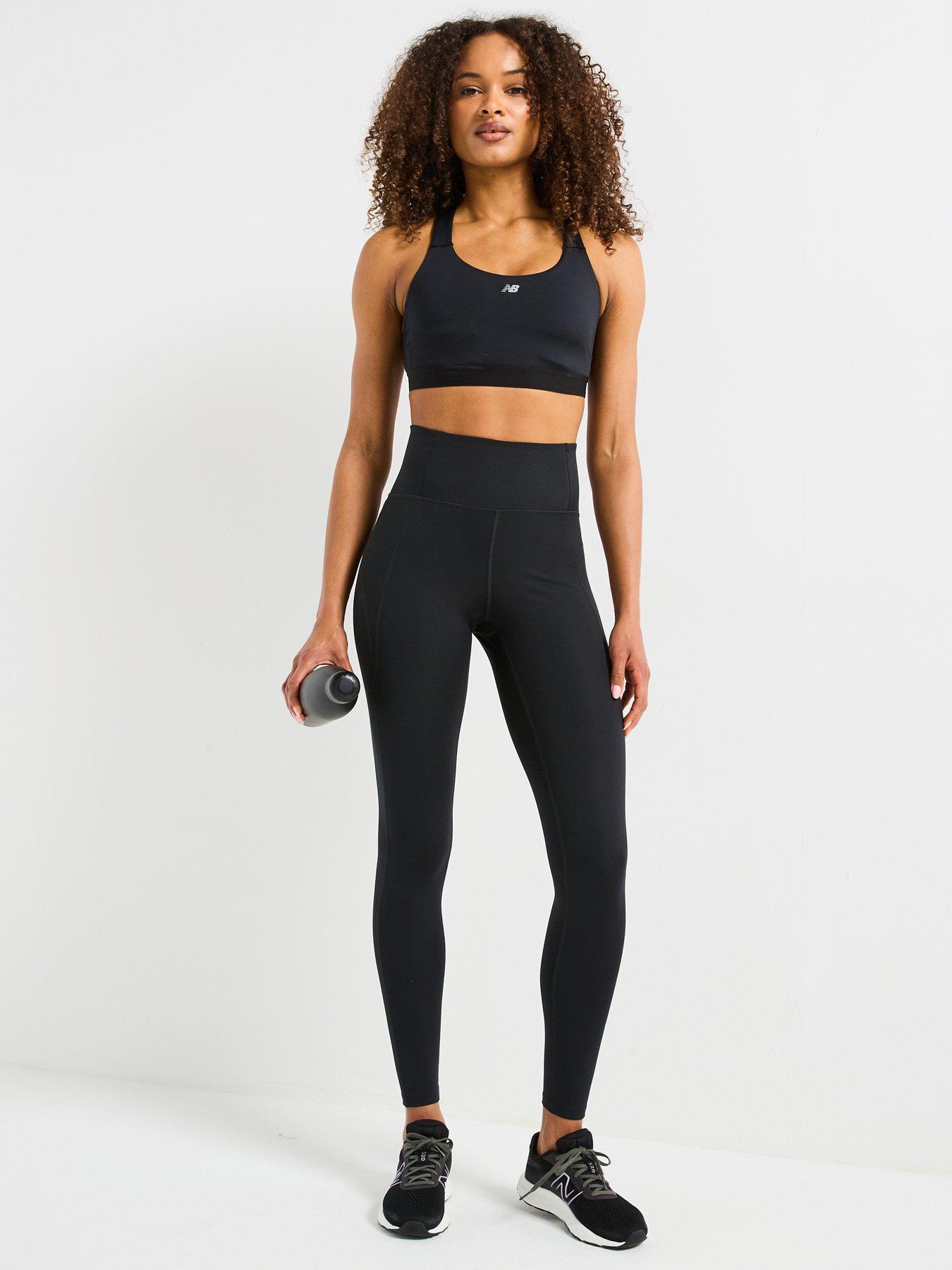 Image 3 of 5 of New Balance Womens Running Nb Essential Train Bra - Black