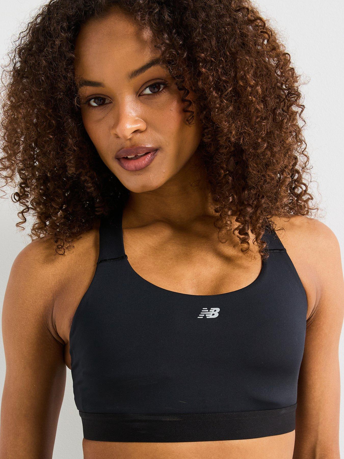 Image 4 of 5 of New Balance Womens Running Nb Essential Train Bra - Black
