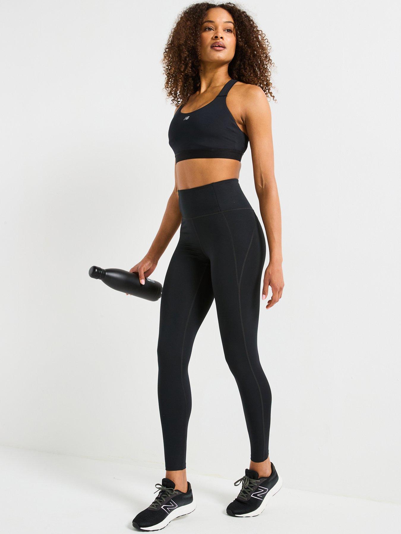 Image 5 of 5 of New Balance Womens Running Nb Essential Train Bra - Black