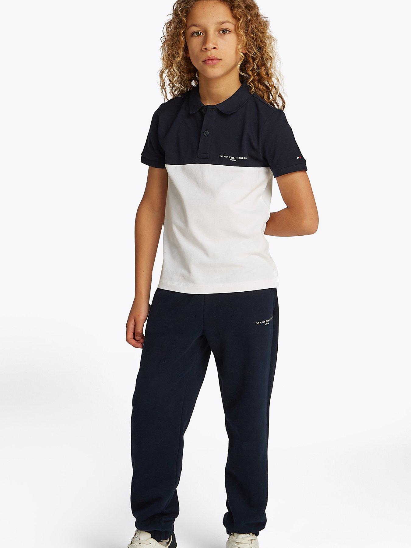 Tommy Hilfiger Boys Mini Corp Colourblock Short Sleeve Polo Shirt - Multi